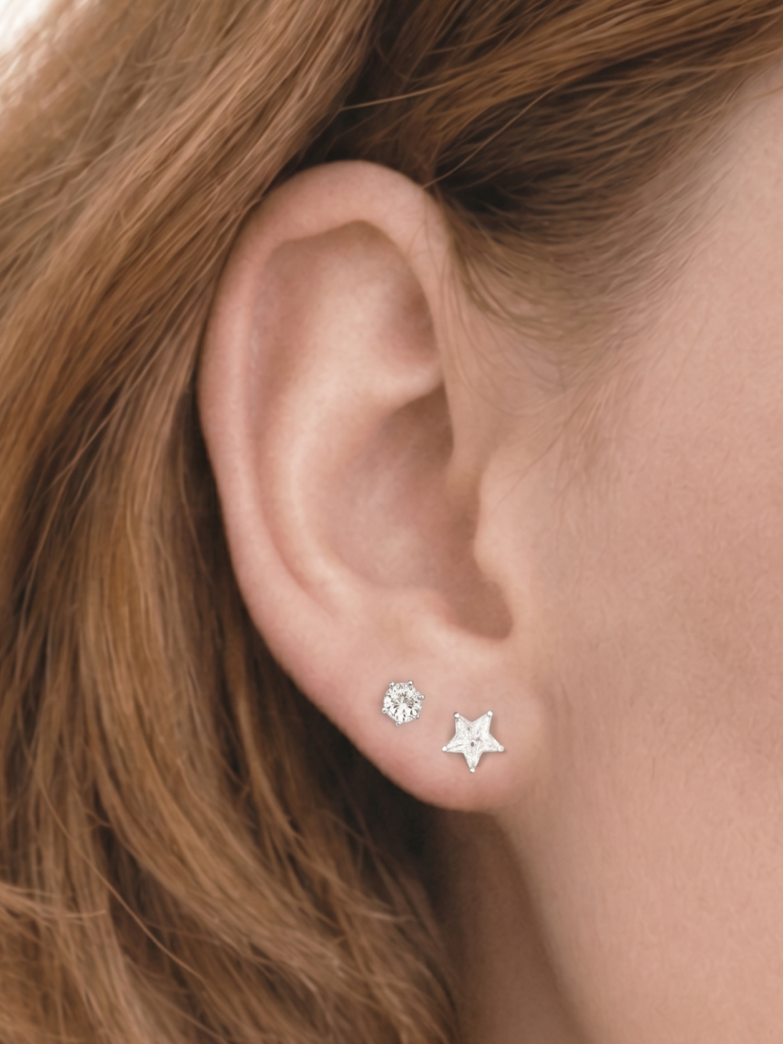 Soiyu Shine Cubic Star Earrings (2pcs)