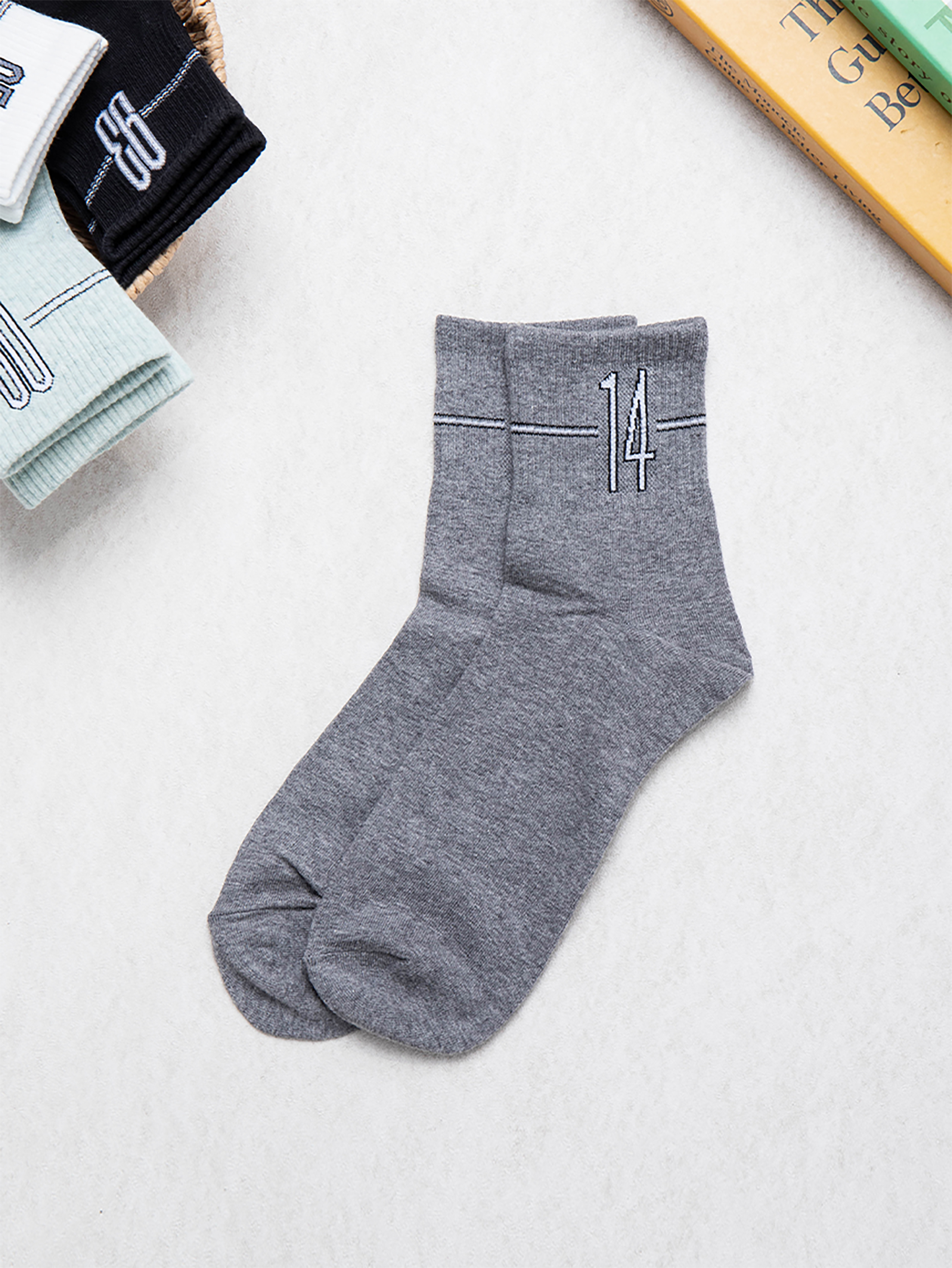 numbers sports socks men