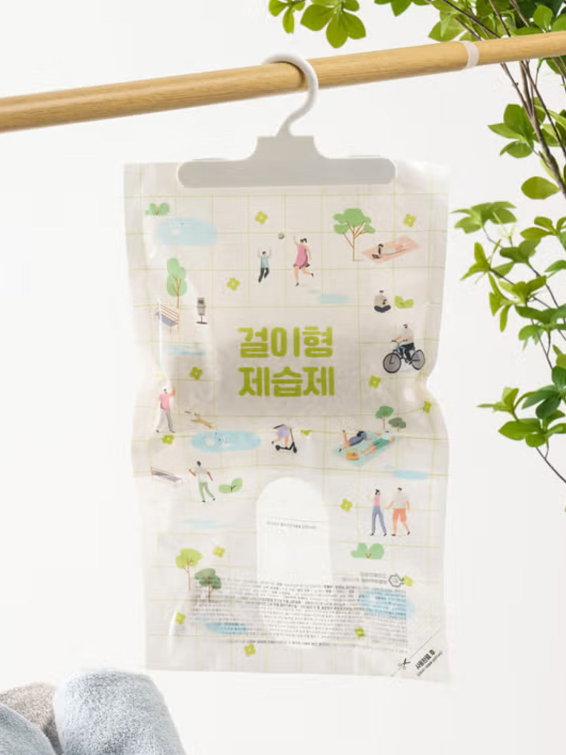 Expandable hanging dehumidifier 400 g white musk scent