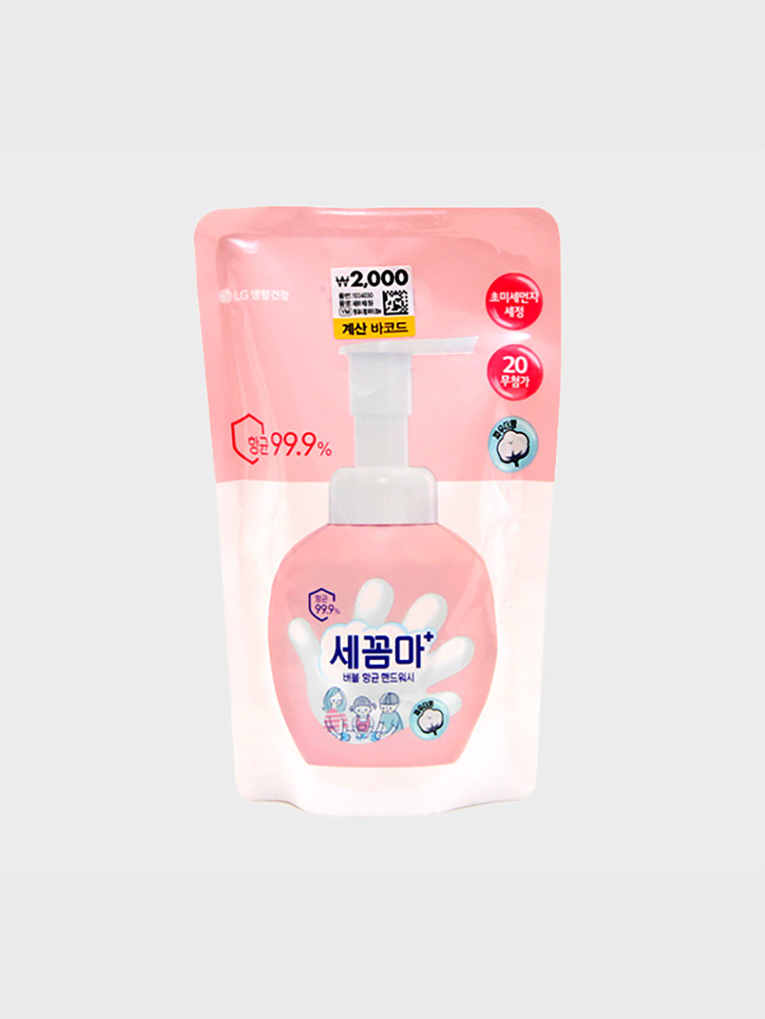 Secomma Bubble Antibacterial Hand Wash Refill 200 ml Powder Scent