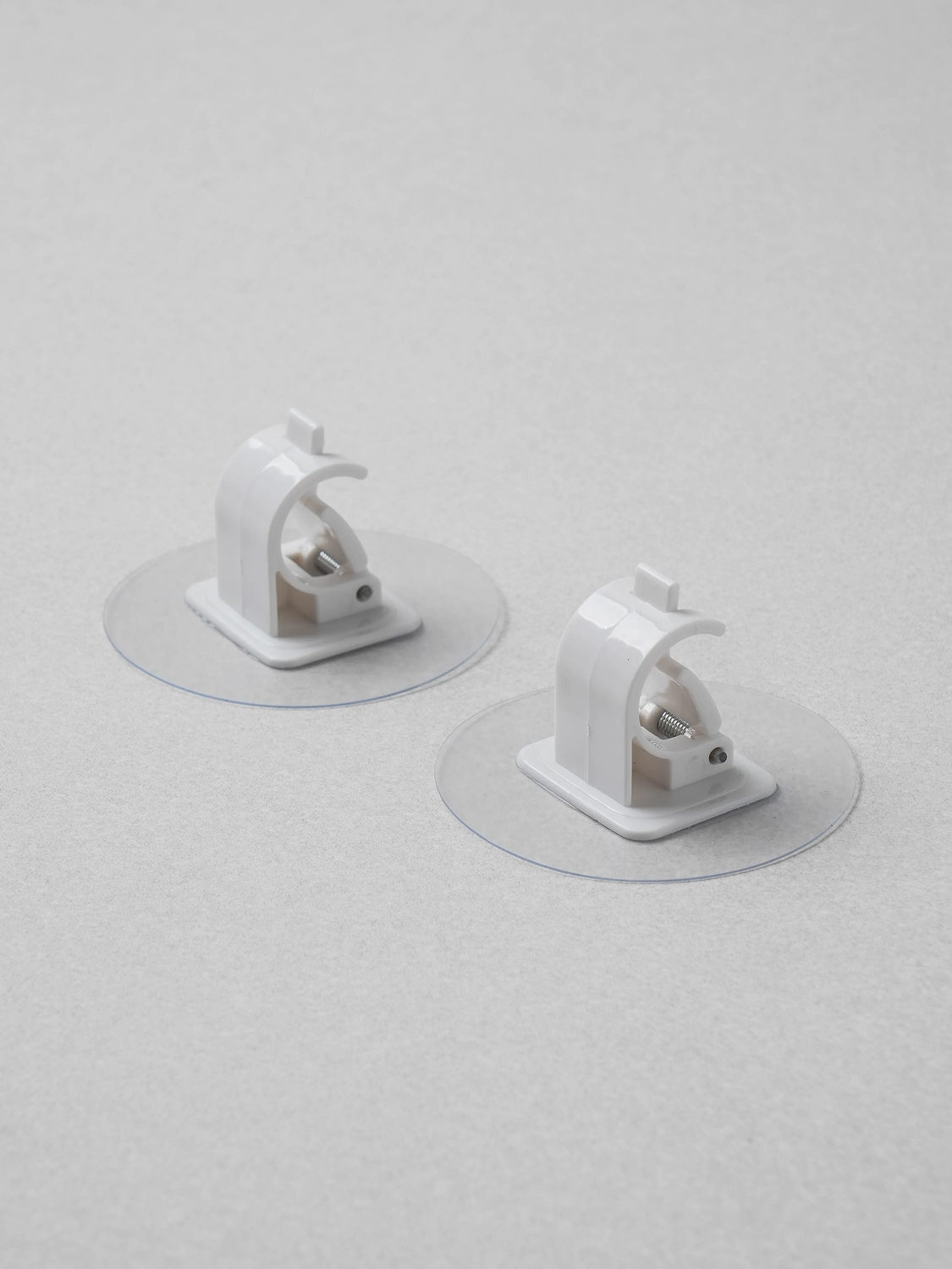 2 adhesive telescopic rod holders