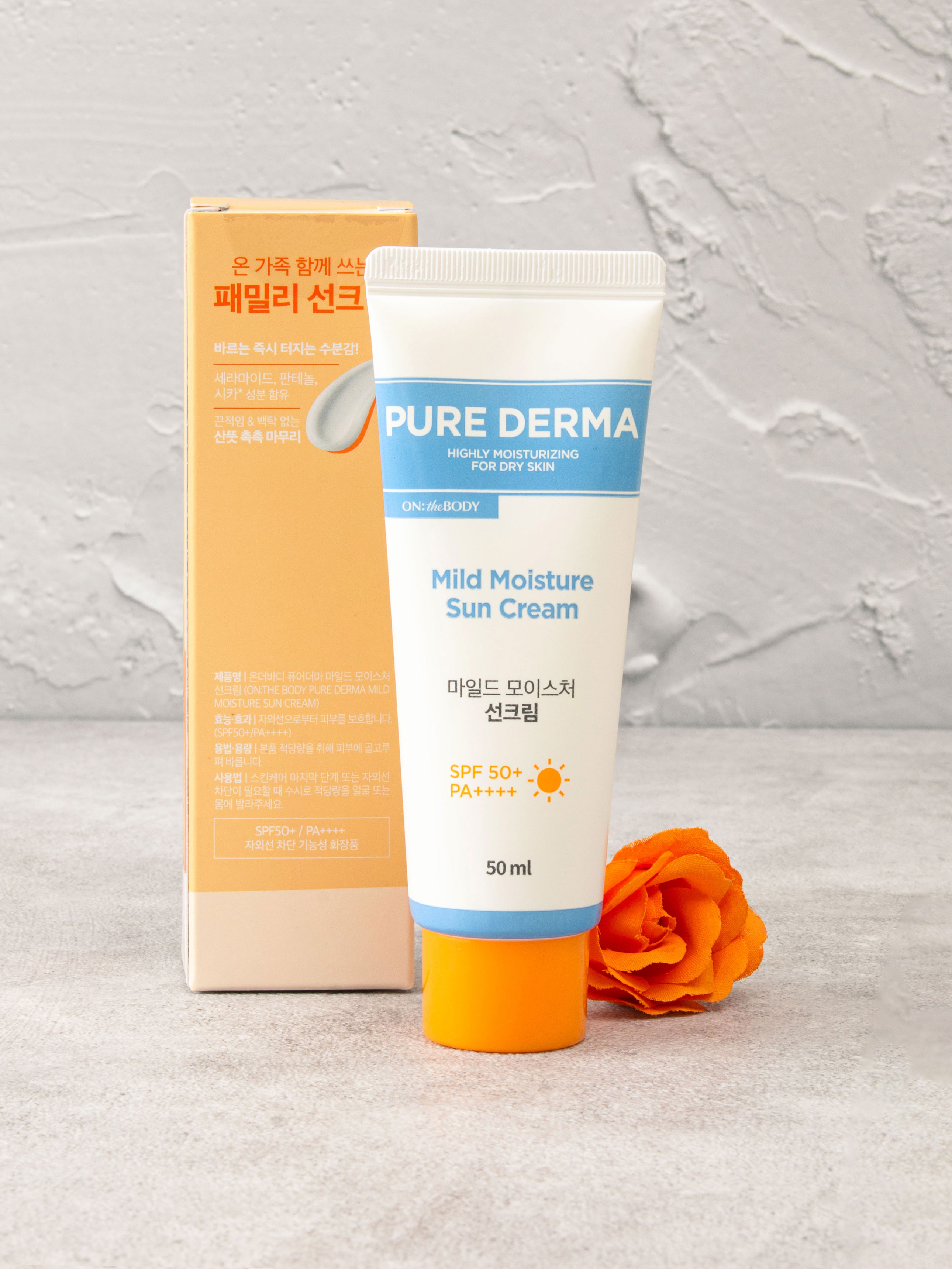 On the Body Pure Derma Mild Moisture Sun Cream 50 ml