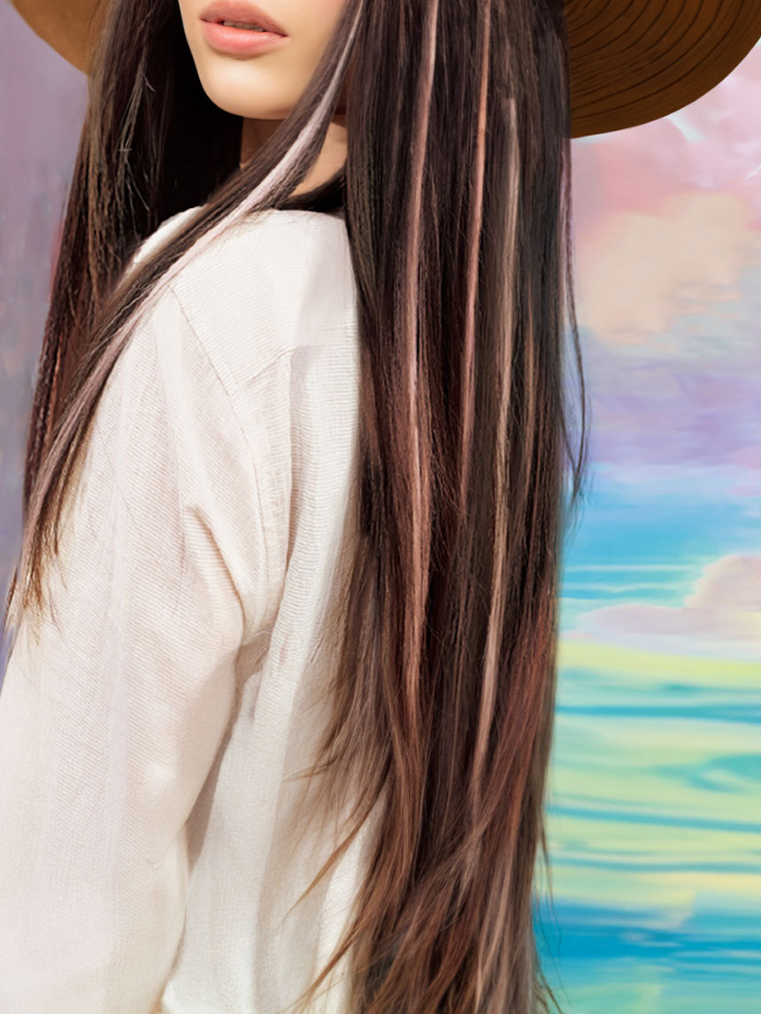 Color hairpiece (3P)