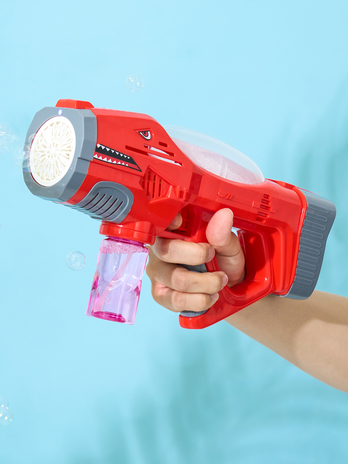 Electric Large Shark Bubble Gun