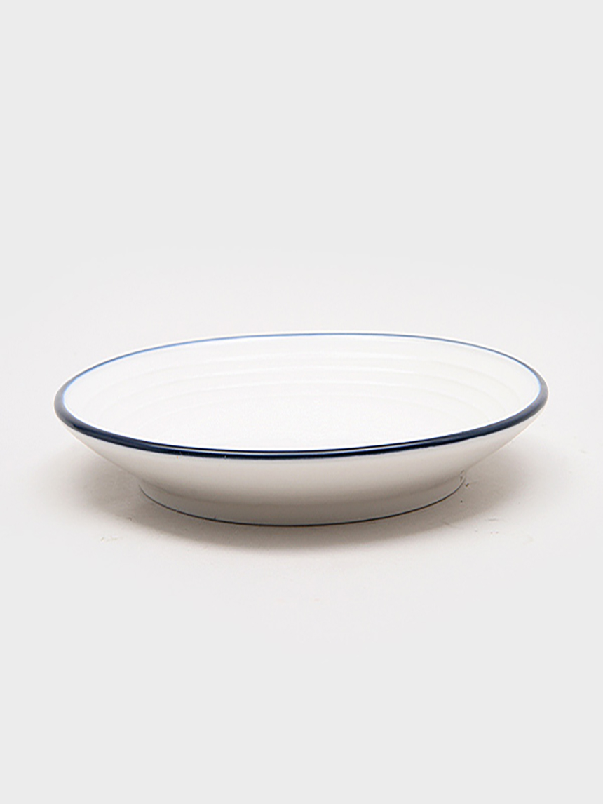 Newborn embossed blue line plate 14 cm