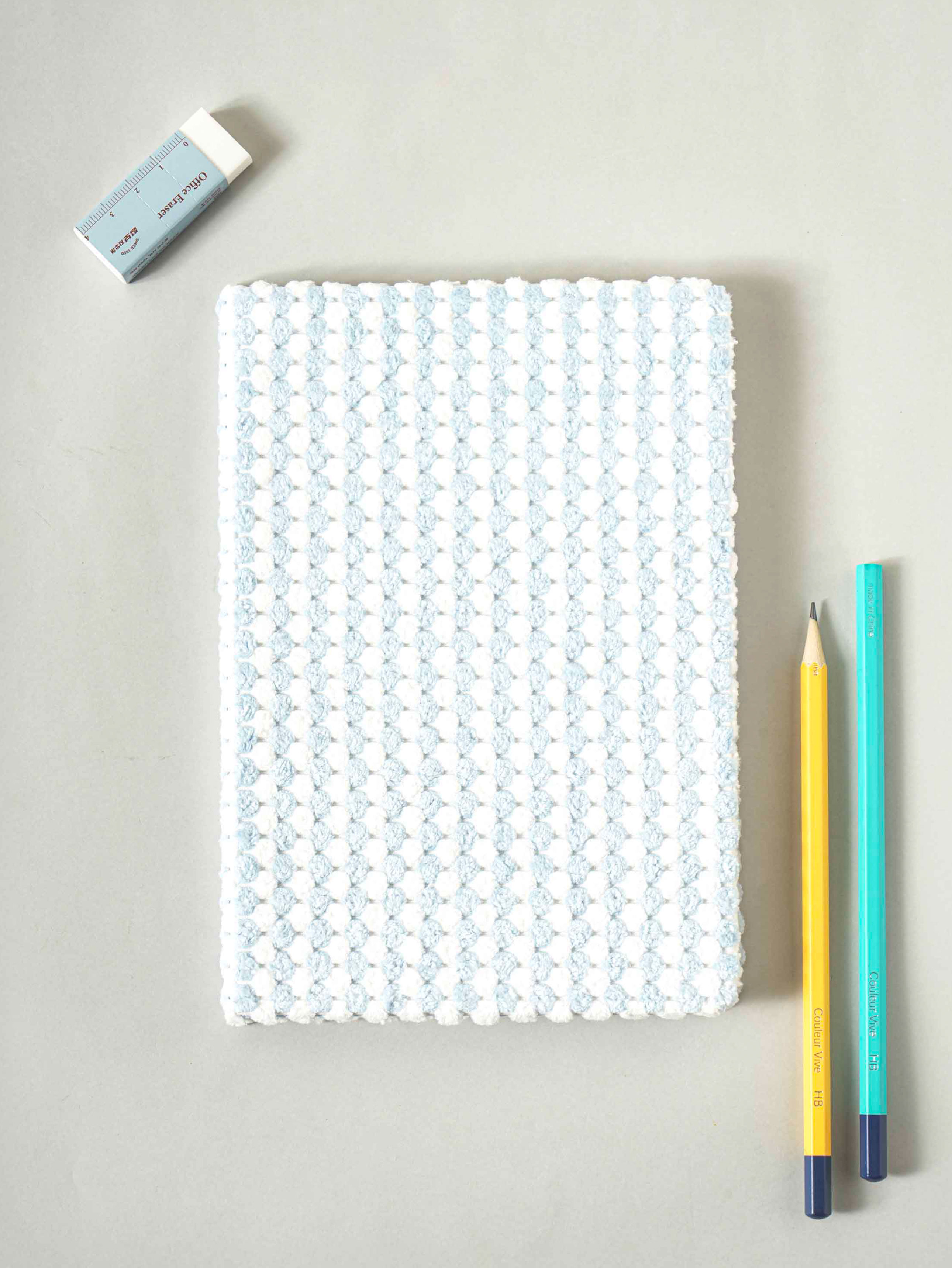 Check fabric cover wireless notebook A5 60 sheets