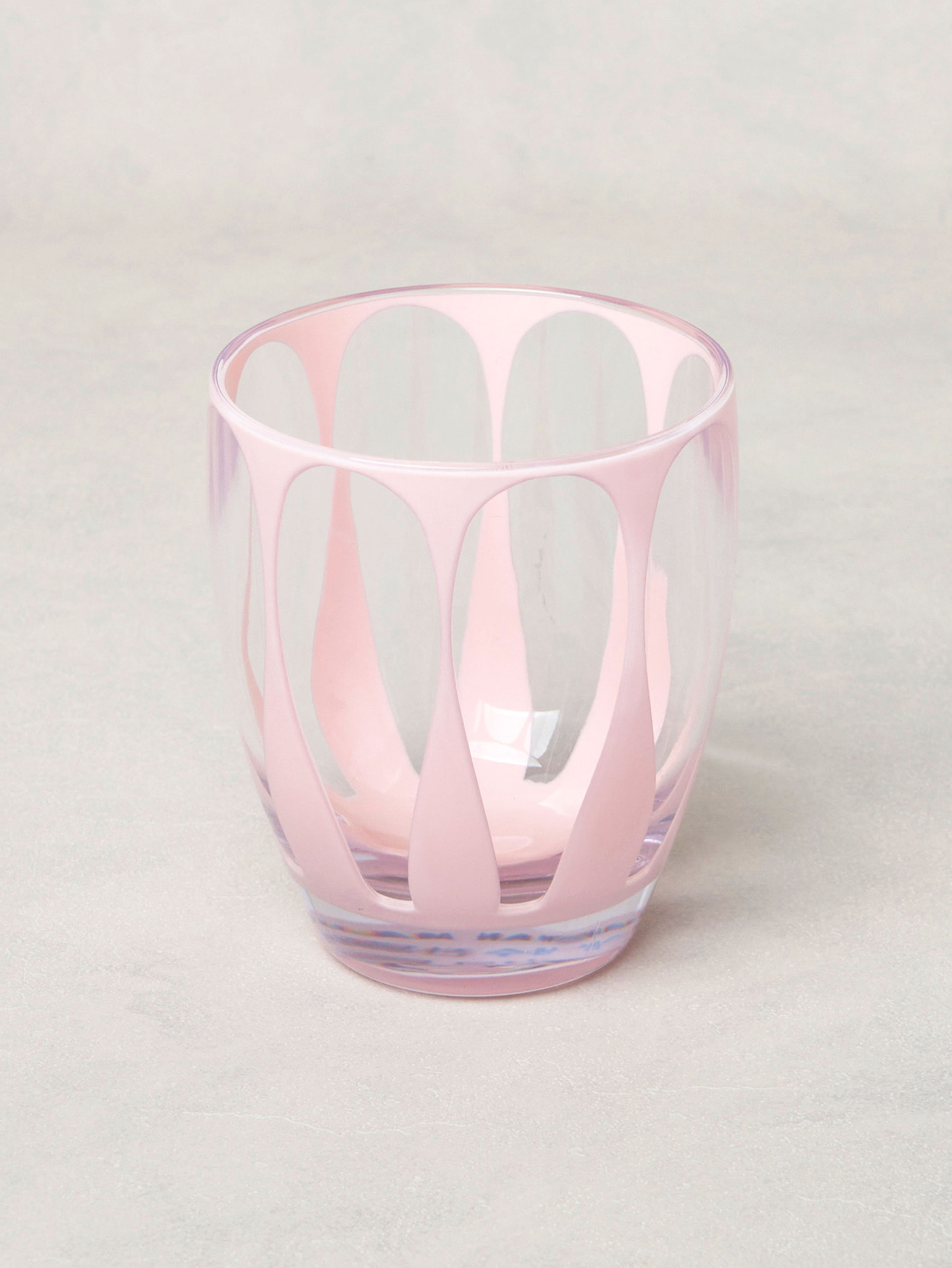 투톤 컬러 라운드 컵 410 ml 연핑크