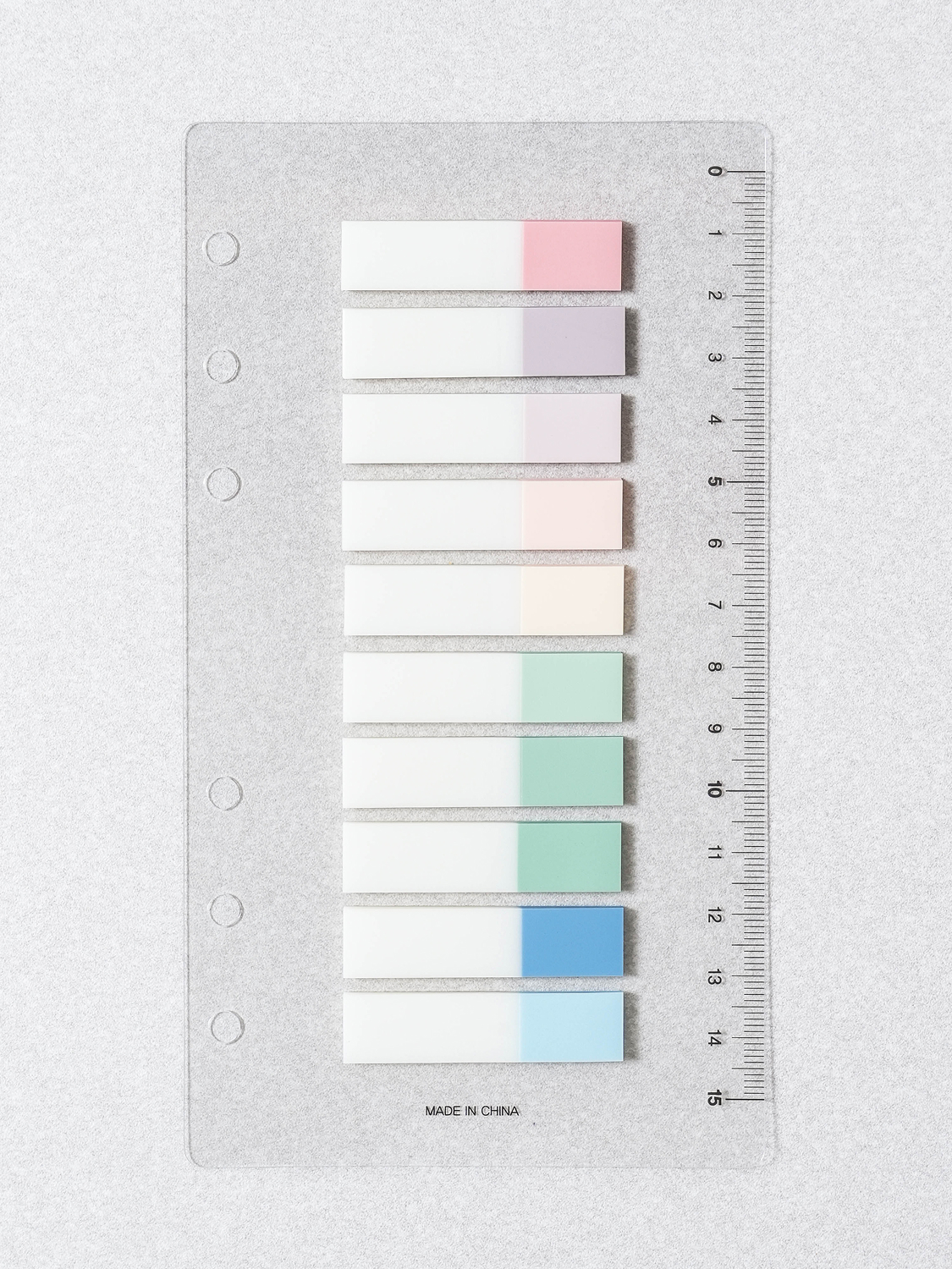 6 hole film index 40 sheets two tone