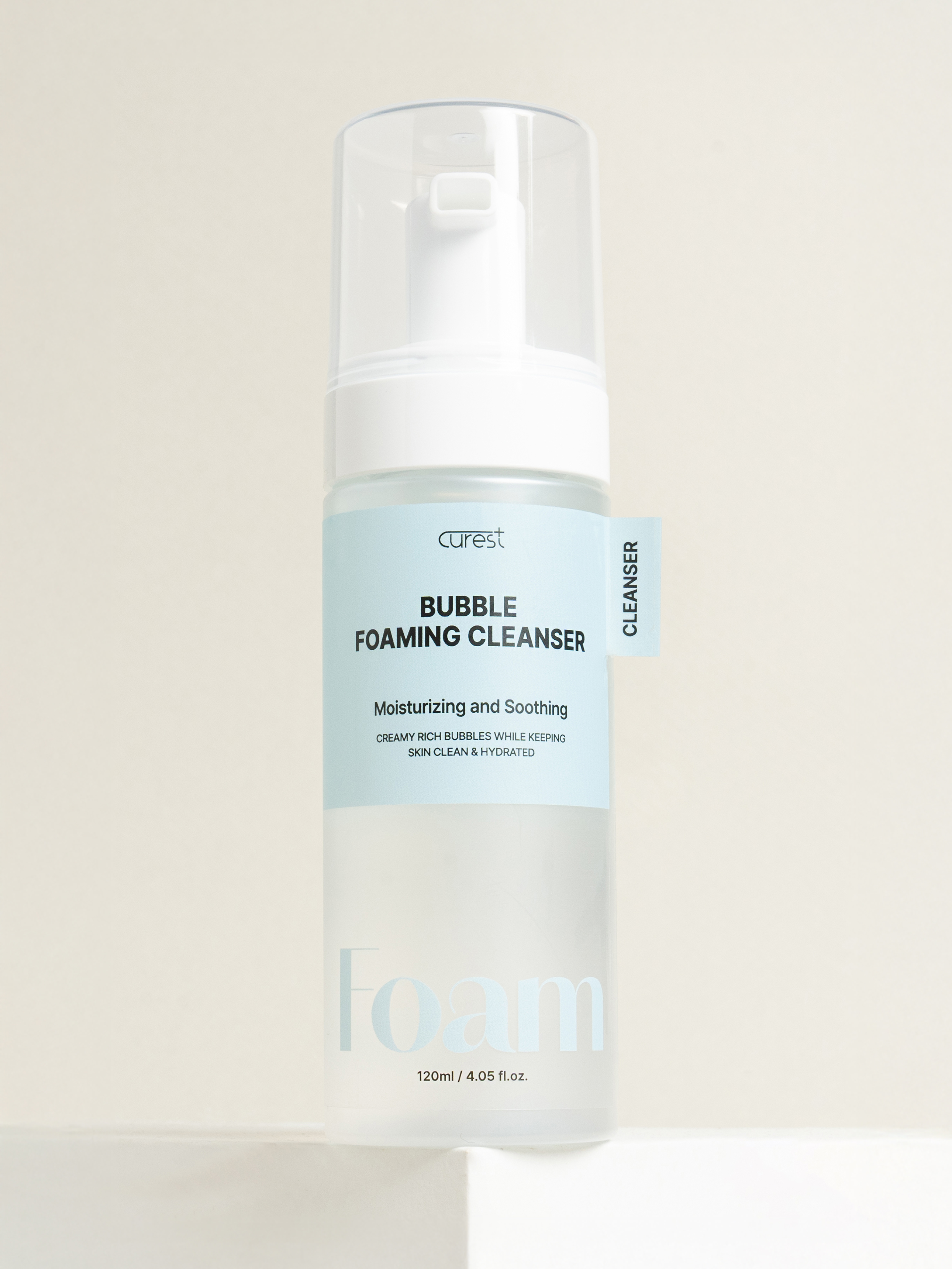 Curerest Bubble Foaming Cleanser 120 ml