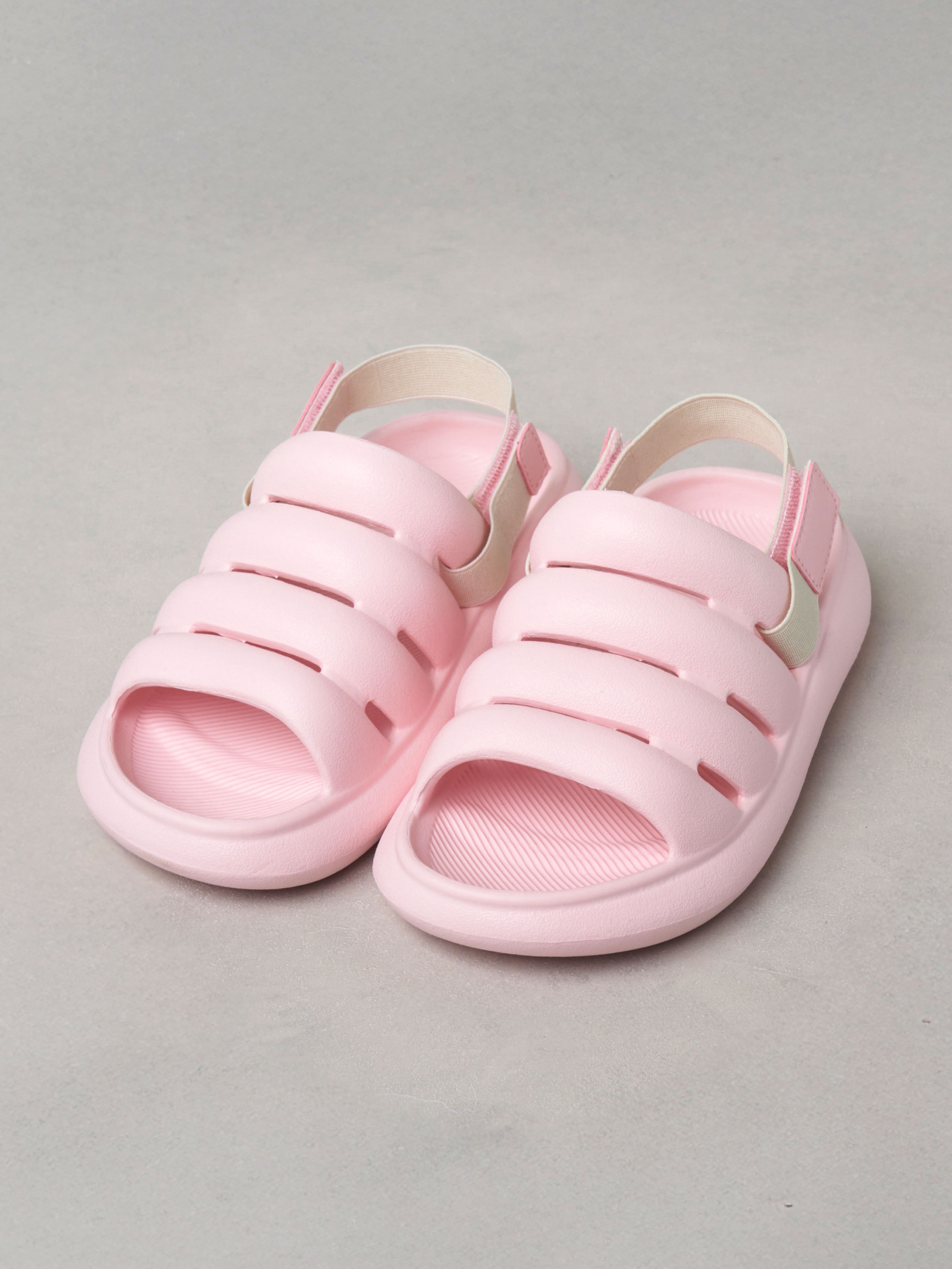 Striped banding sandals 230~250 mm pink