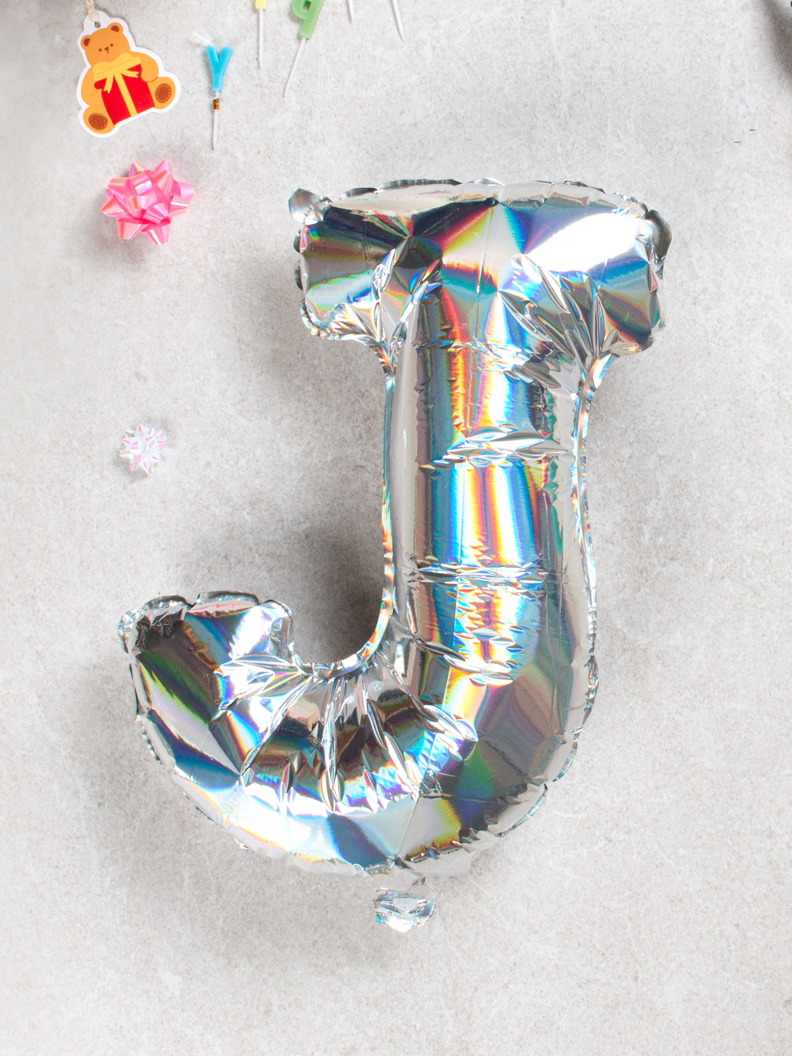 alphabet balloon J