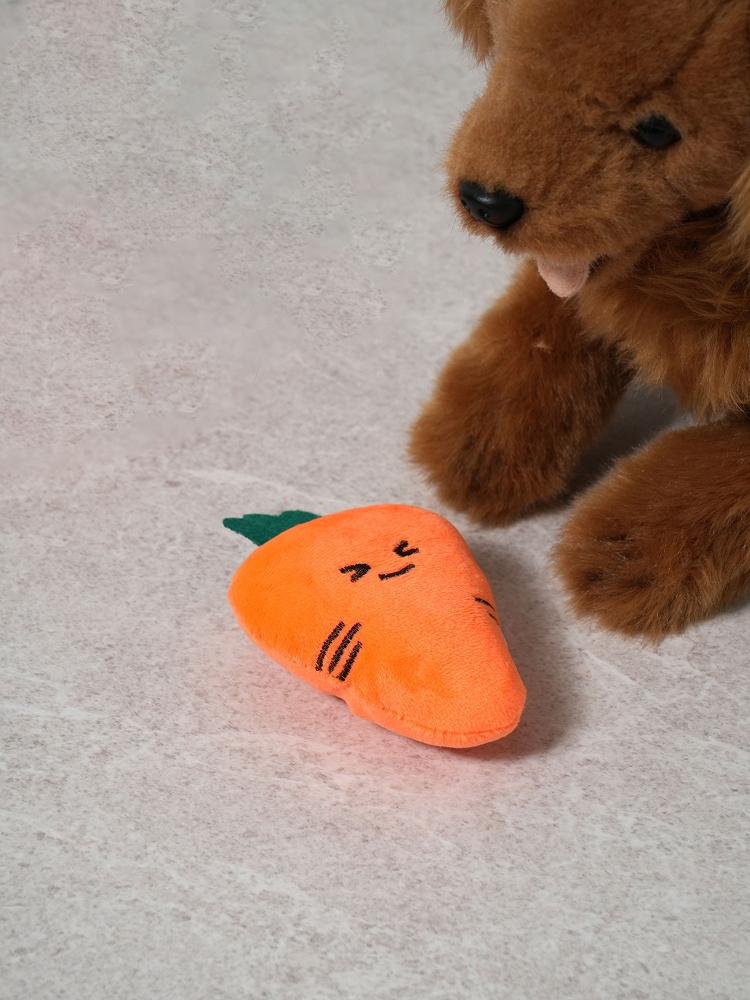[Pet] Vegetable Plush Toy Carrot