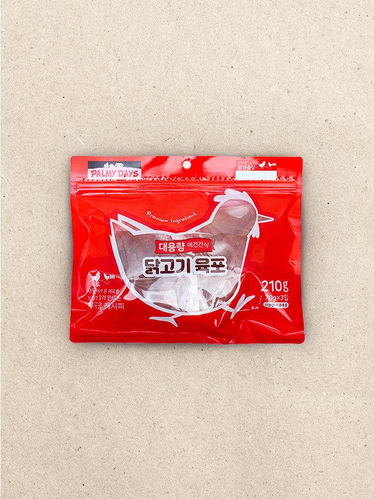 [Pet] Large capacity chicken jerky 70 g