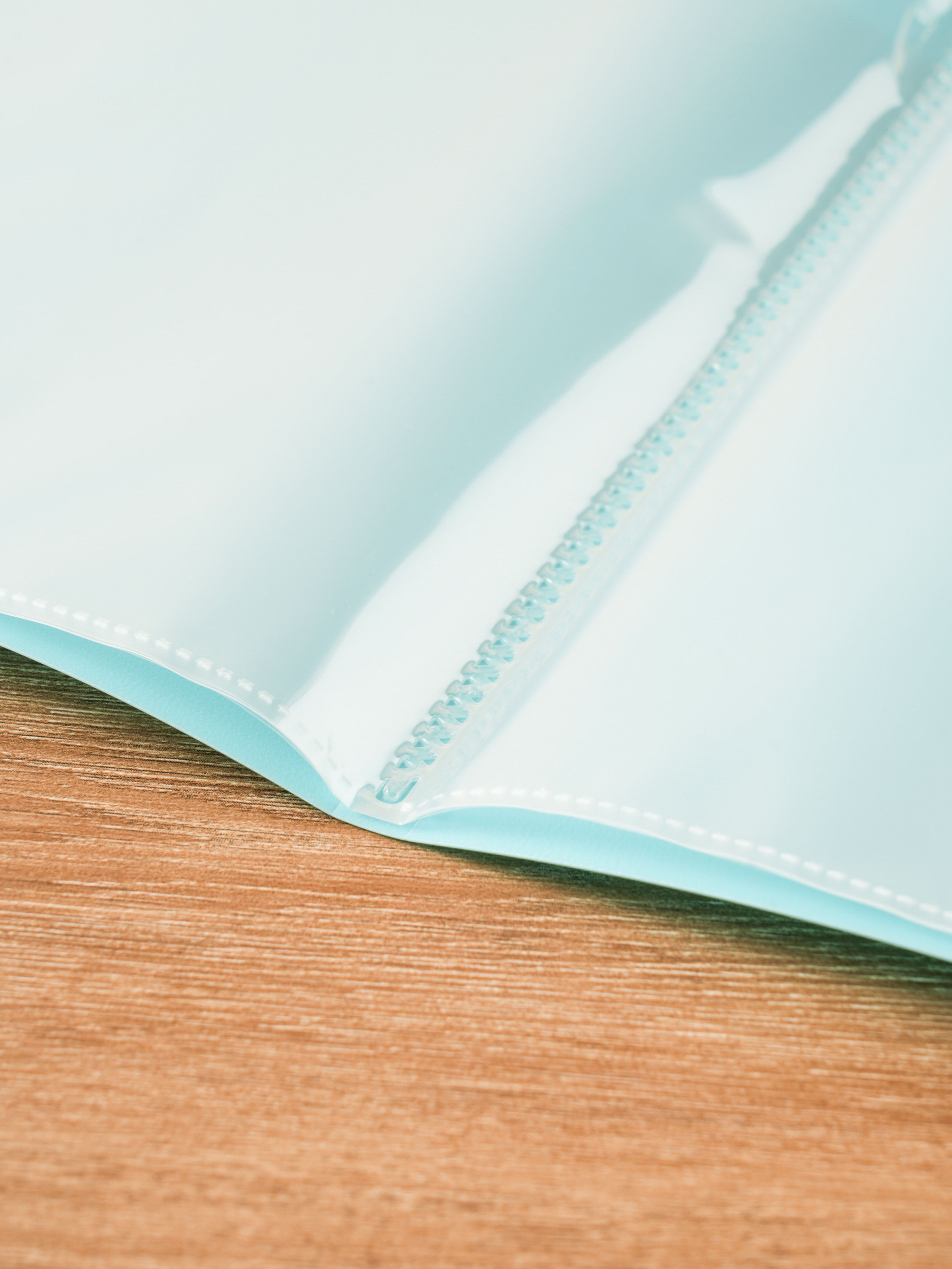 Clear file A4 10 sheets blue