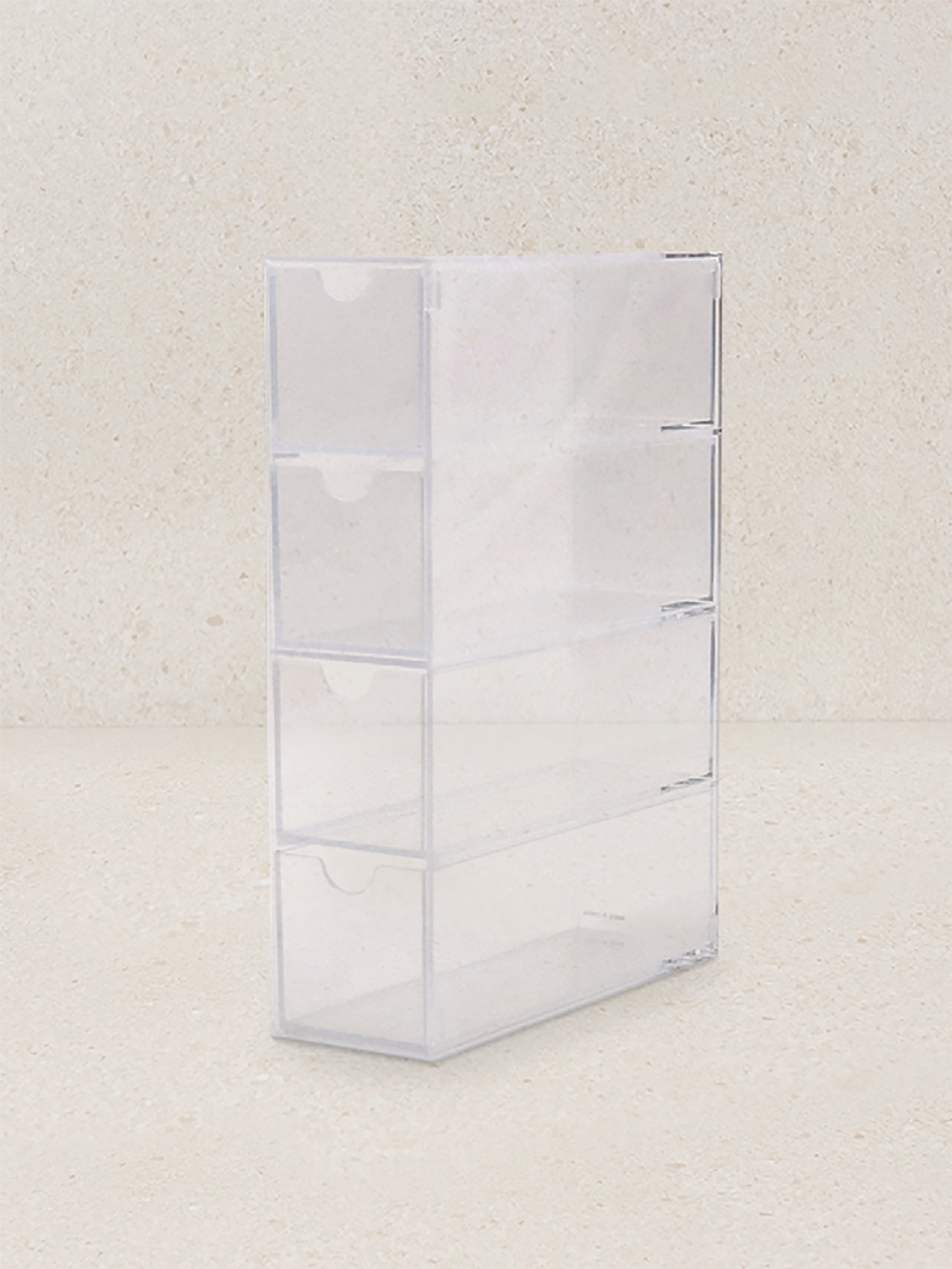 4-tier multipurpose drawer type case