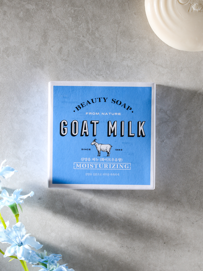 Shower Mate Goat Milk Soap 90g White Milk Fragrance