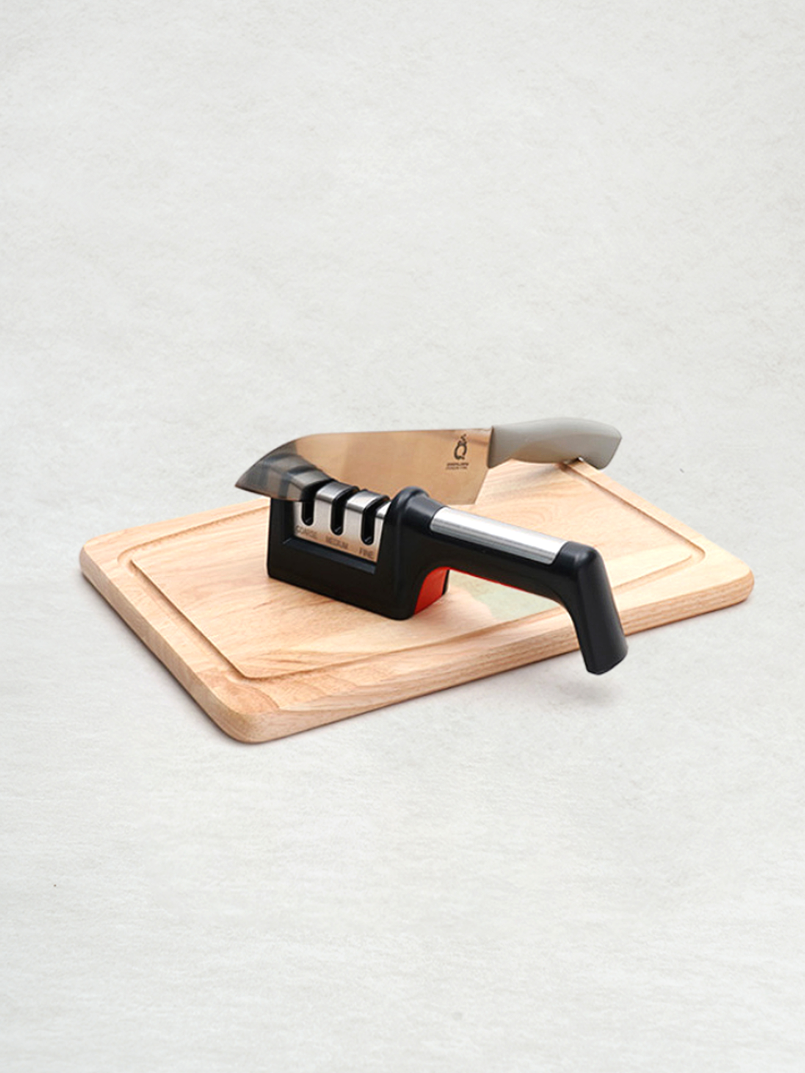 Triple knife sharpening stand type