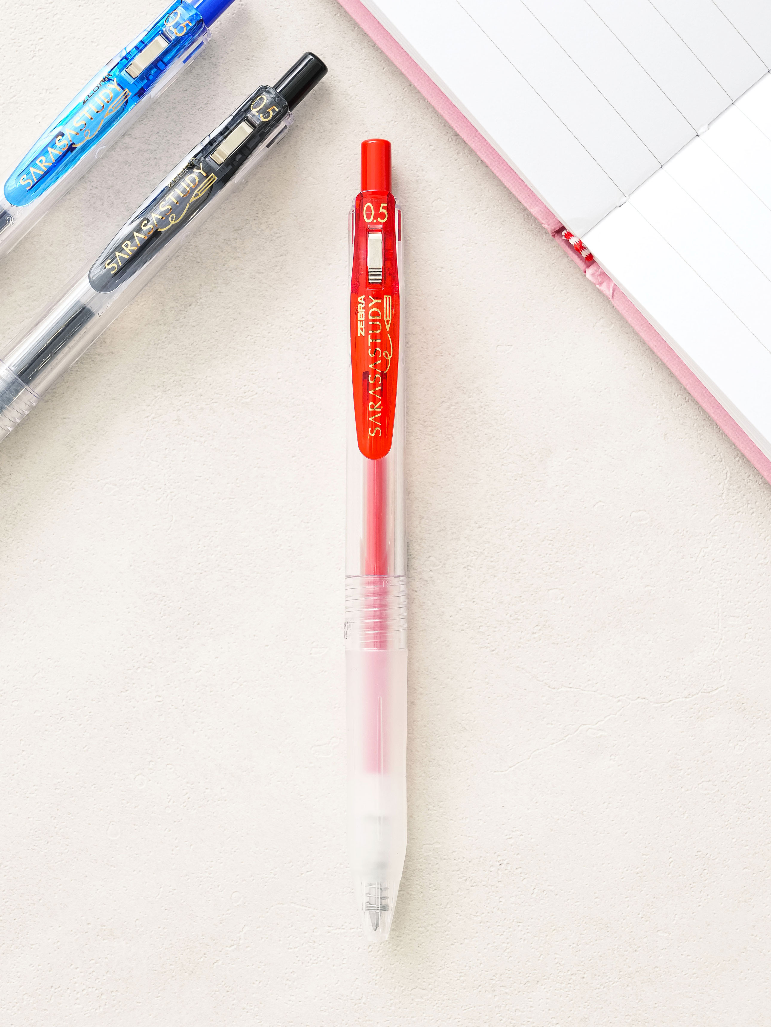 Zebra Sarasa Study 0.5 mm Red