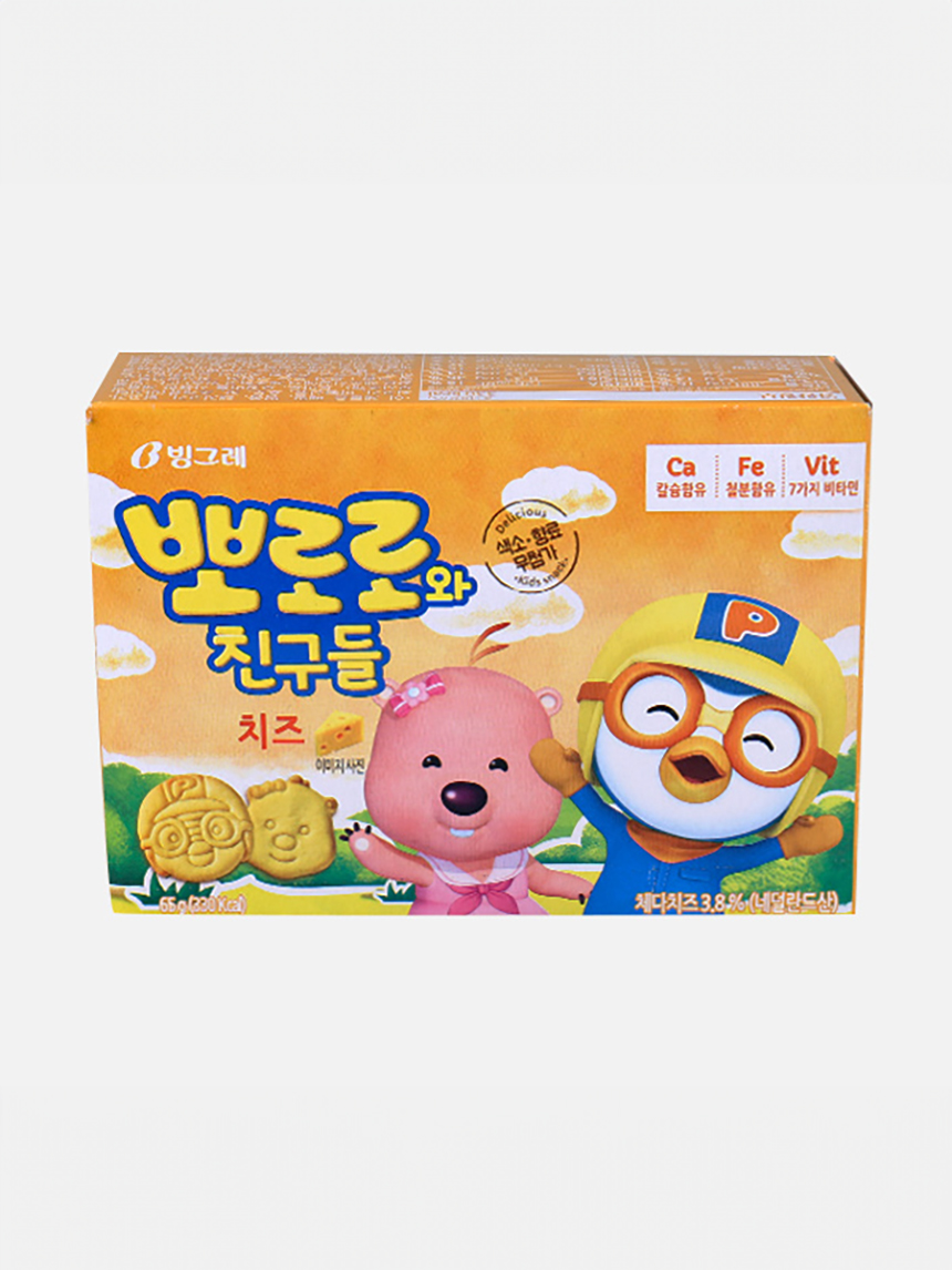 Binggrae Pororo and Friends Cheese Flavor 65g