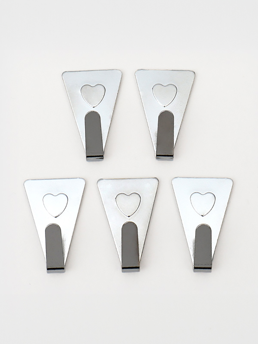 Simple steel inverted triangle hanger 5 pieces