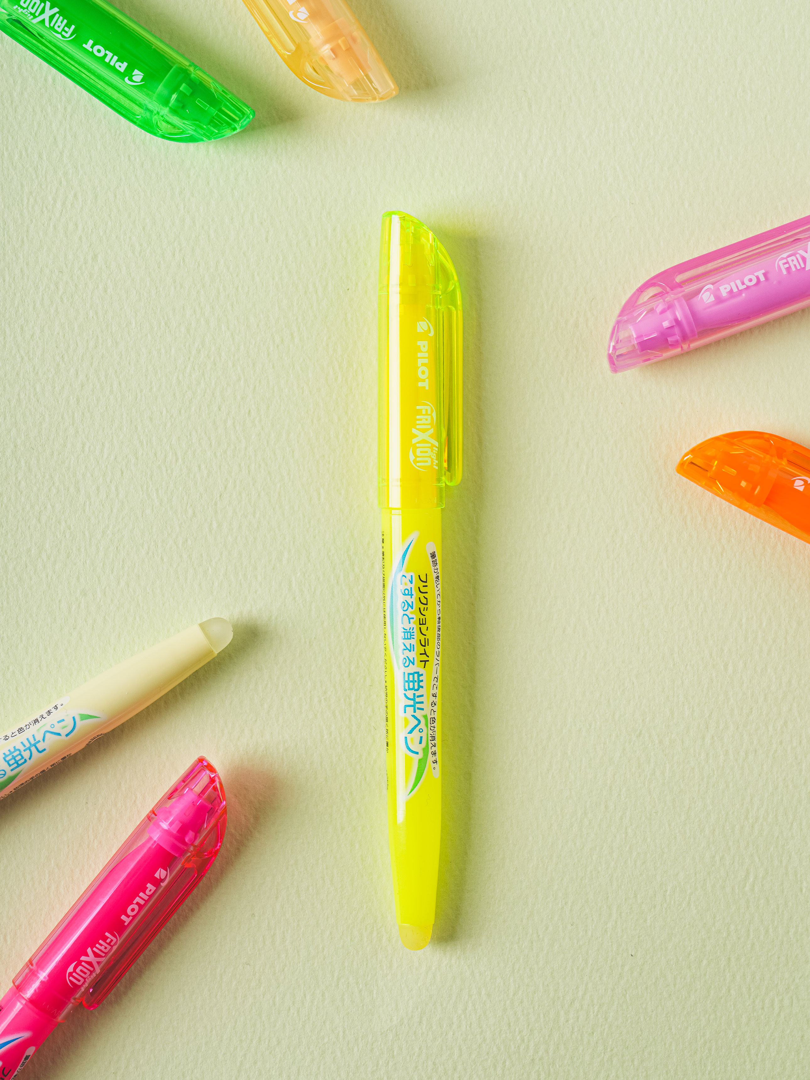 Pilot erasable highlighter friction light yellow