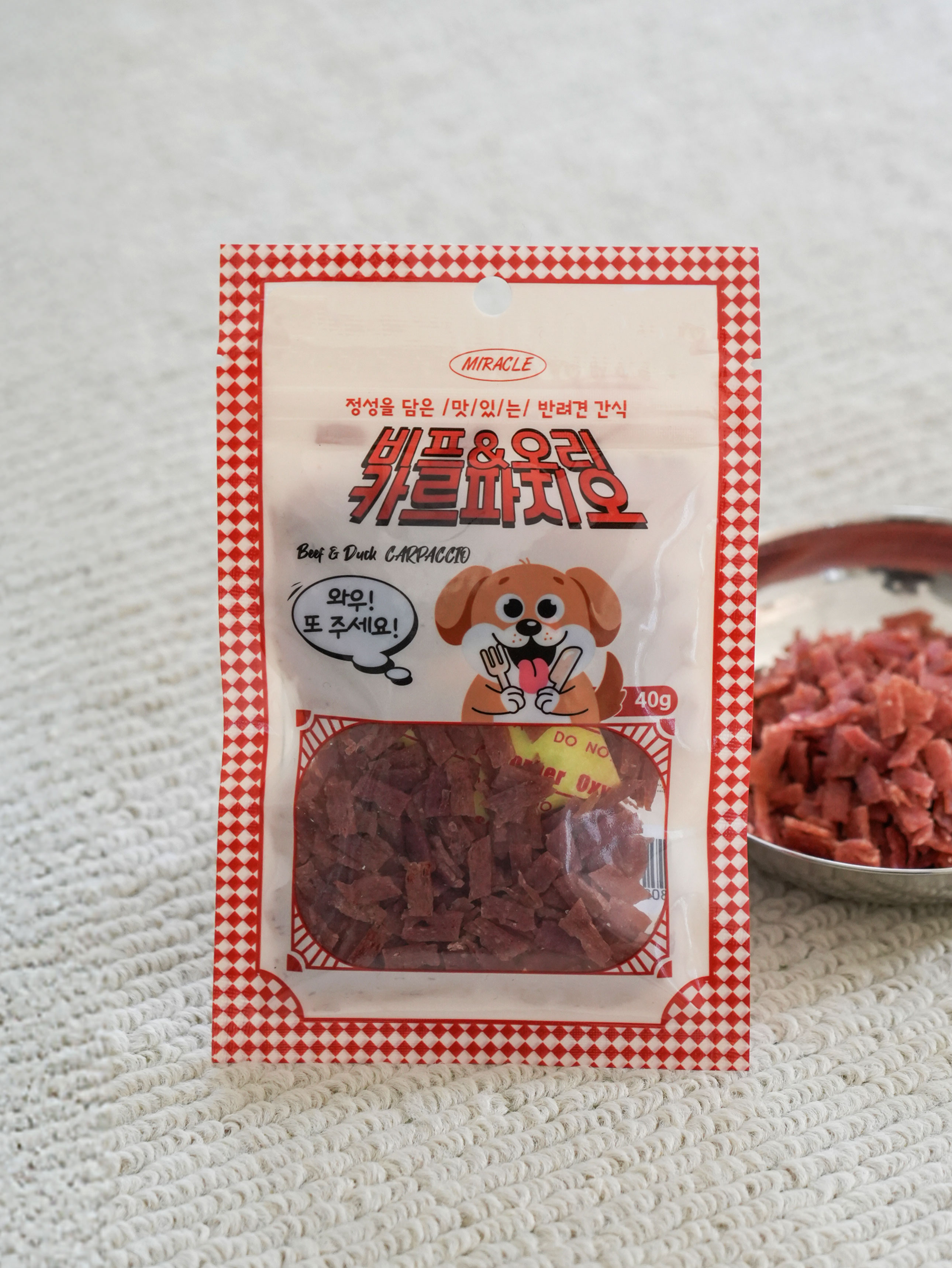 [Pet] Miracle Carpaccio 40 g Beef & Duck
