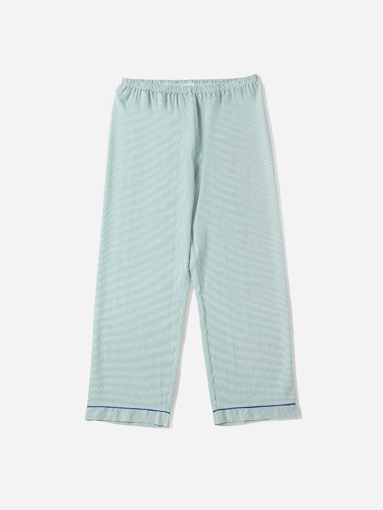 [Common]Piping Pajama Bottoms XL Green