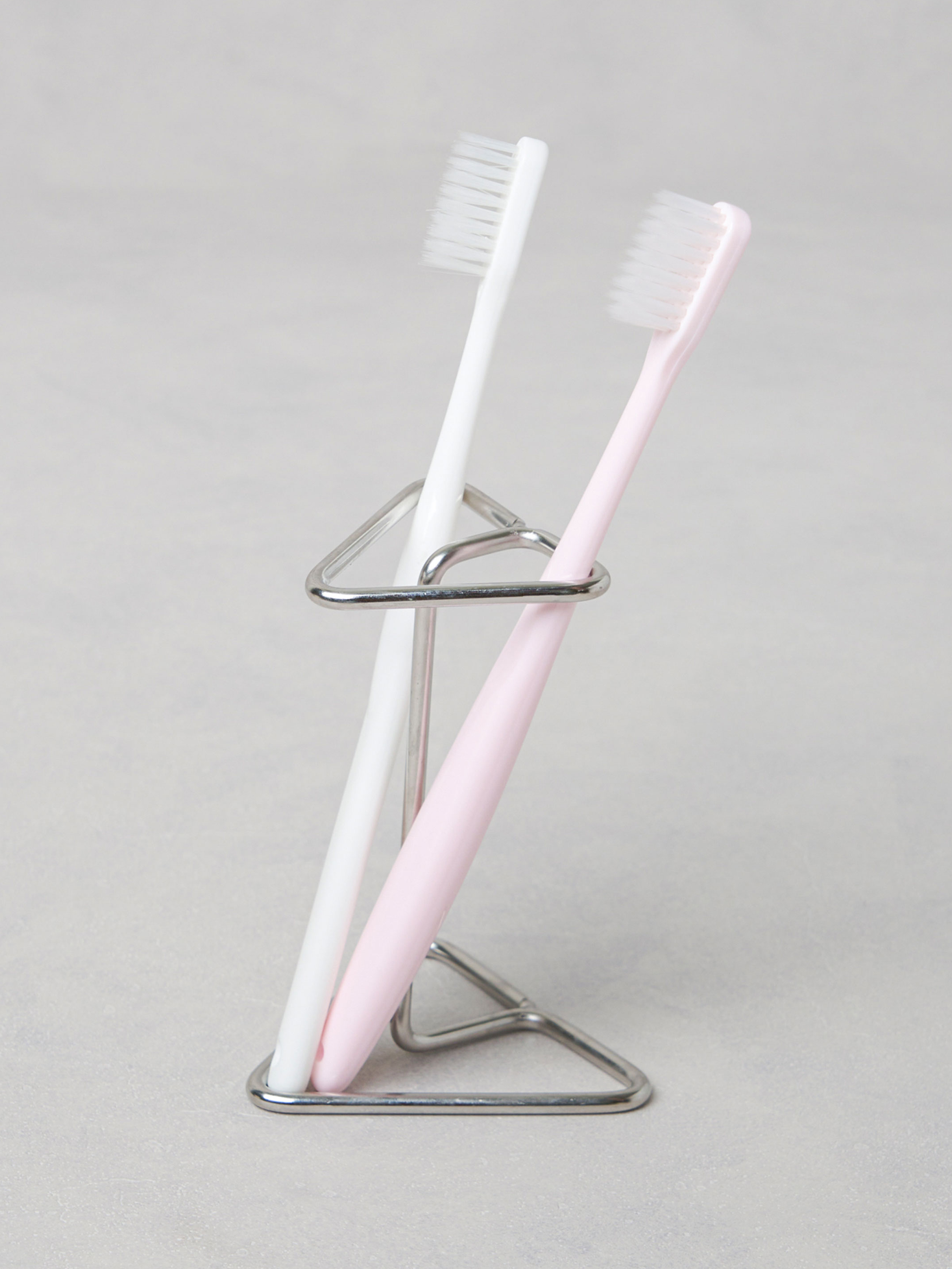 stainless steel toothbrush holder