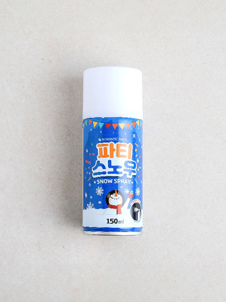 party snow spray