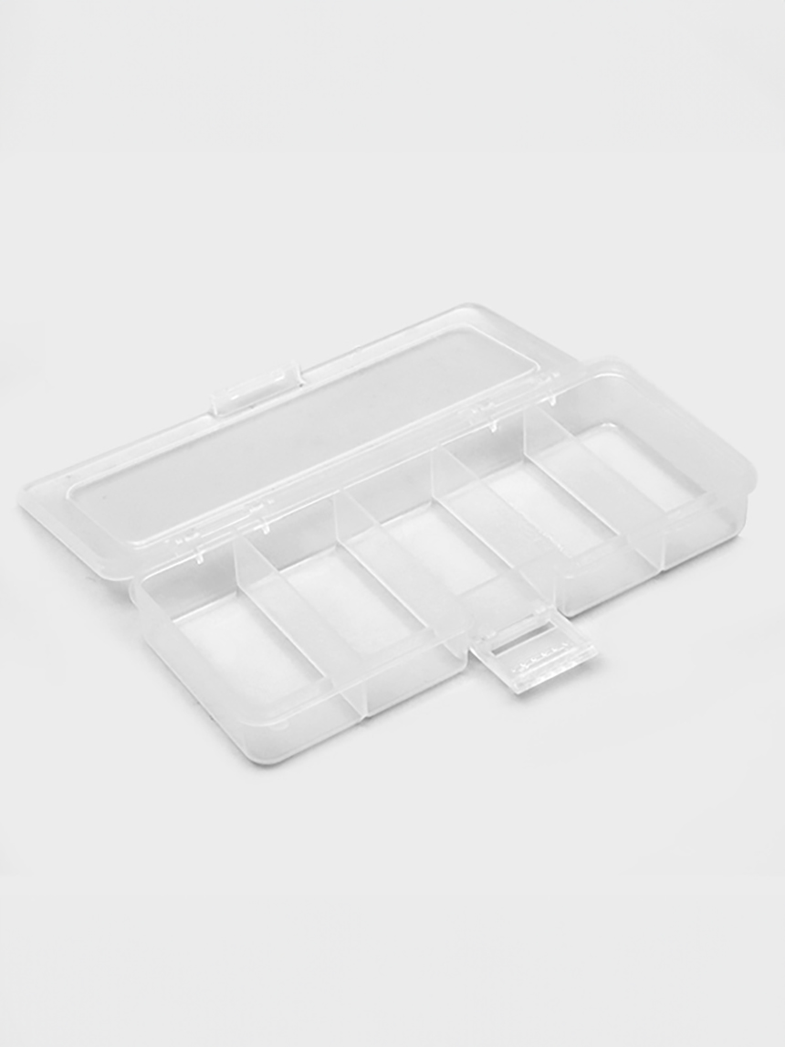 Multipurpose case divided into 5 parts