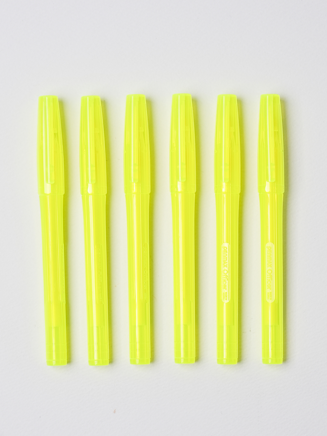 Yellow highlighter 4 mm, 6 packs