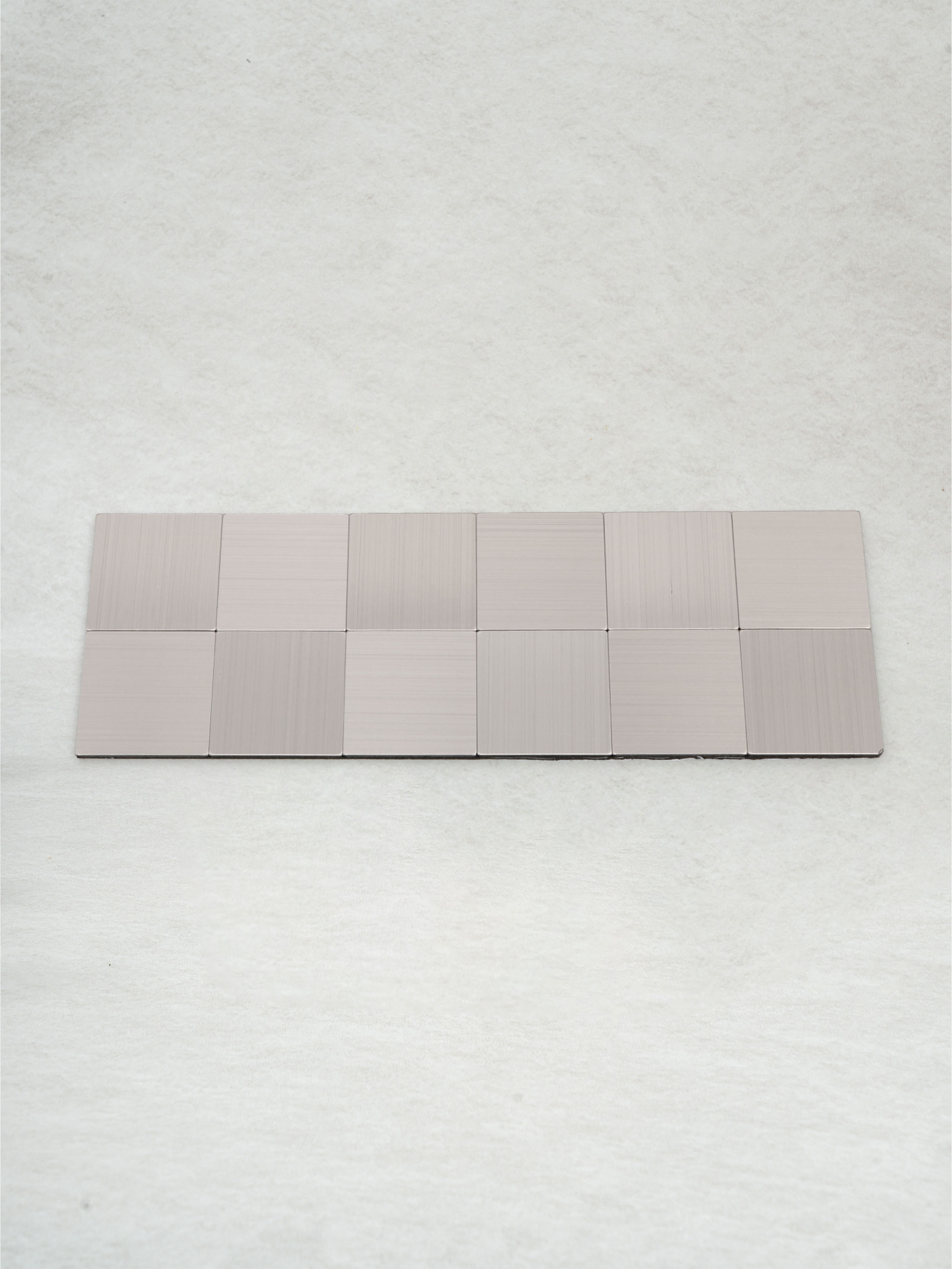 Adhesive metal tile 10X30cm