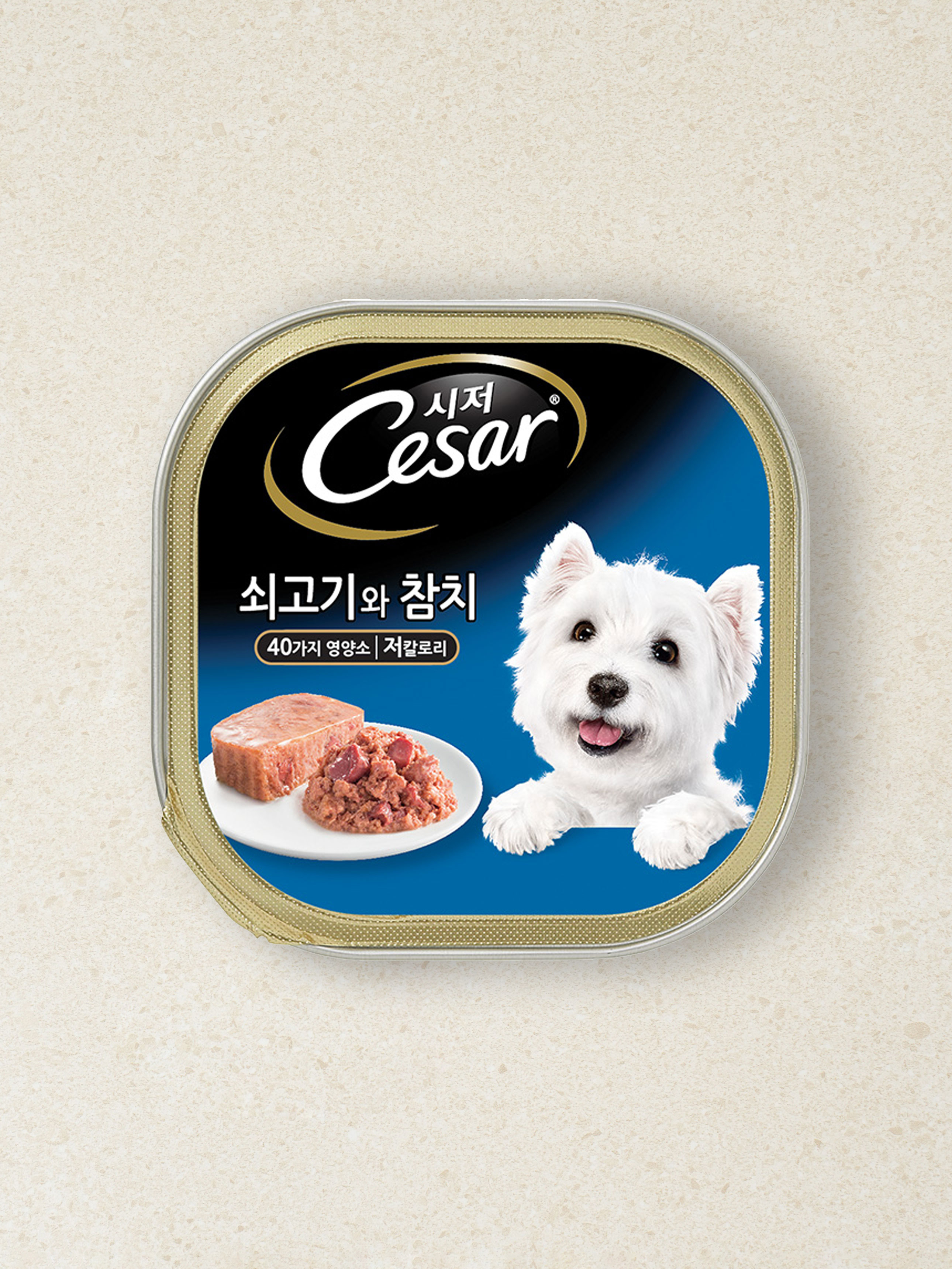 [Pet] Caesar Beef and Tuna 100 g