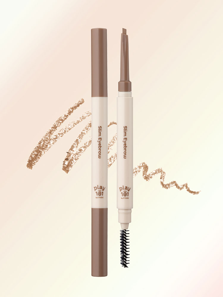 [03 Milk Tea Brown] Play 101 by Etude Slim Eyebrow Pencil