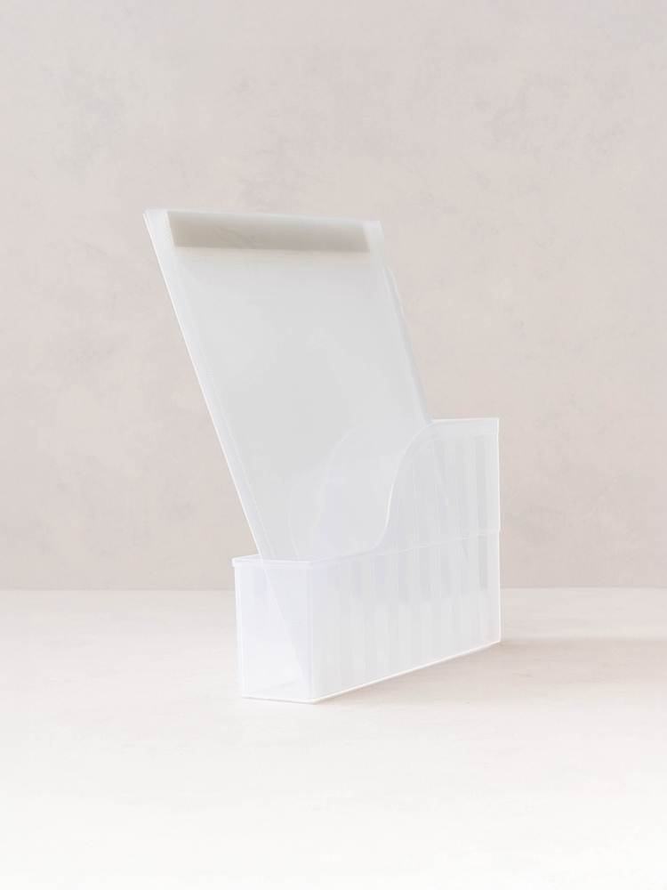 A4 clear slim file stand made in Japan