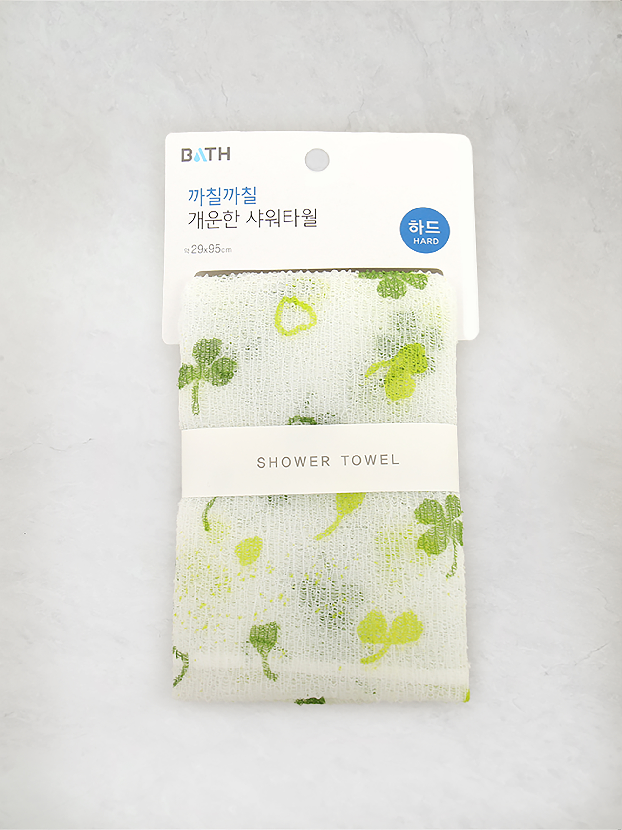 clover shower towel