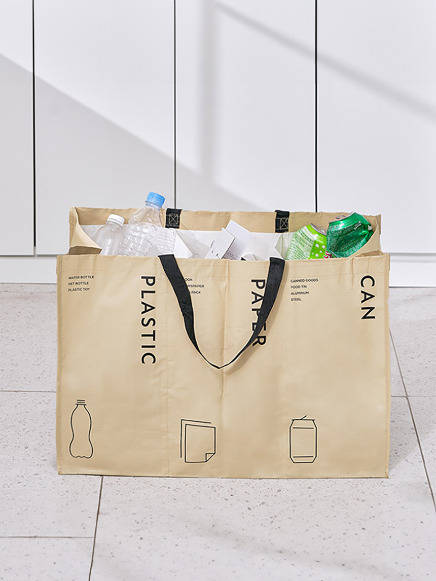 All-in-one recycling bag 60x35x40cm