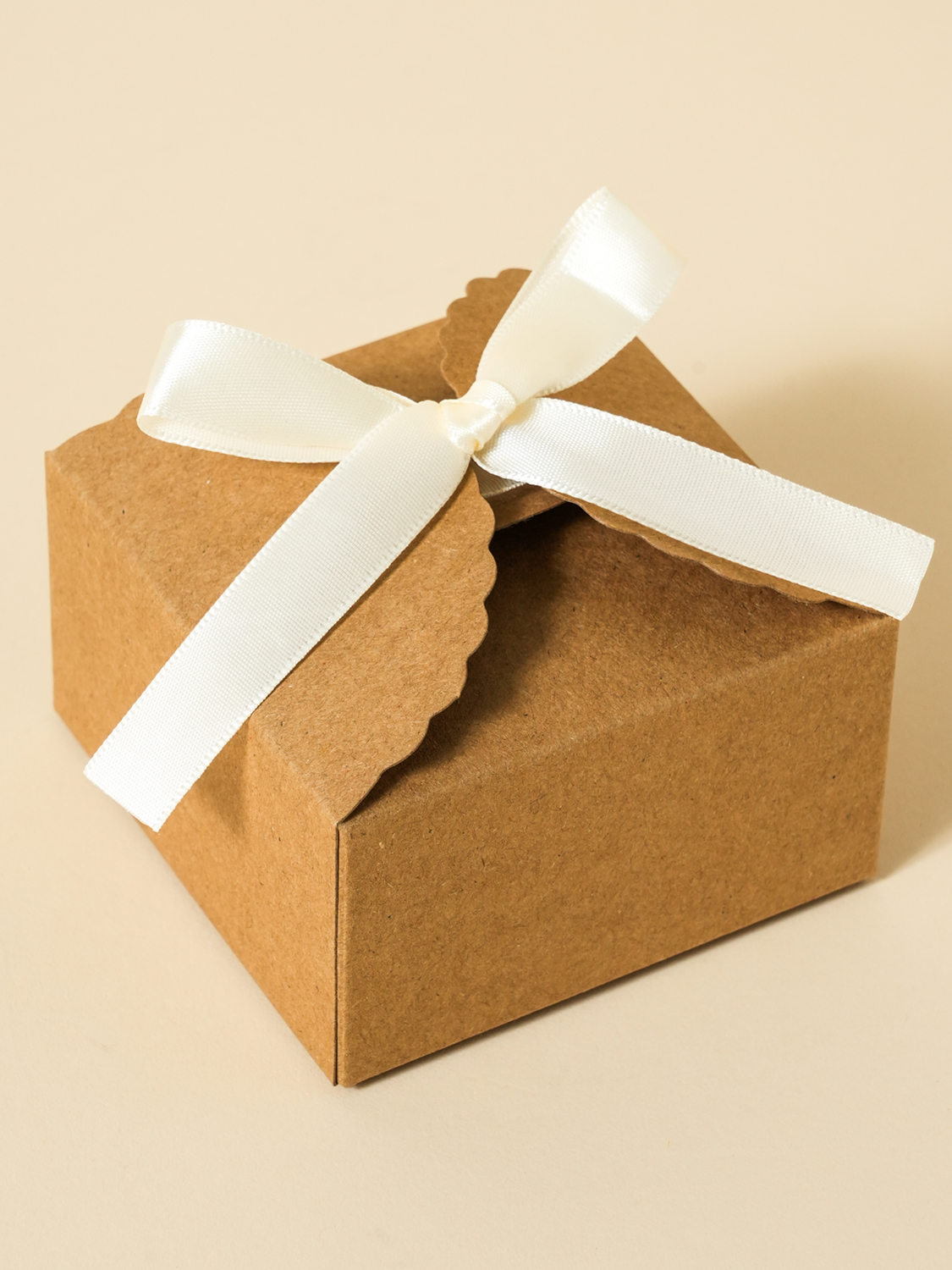 Lace folding box 3-pack kraft