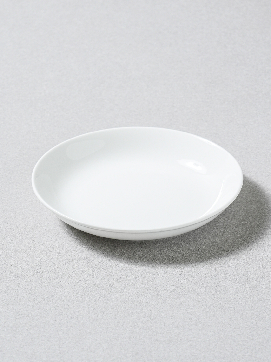 화이트 심플 찬기 15 cm