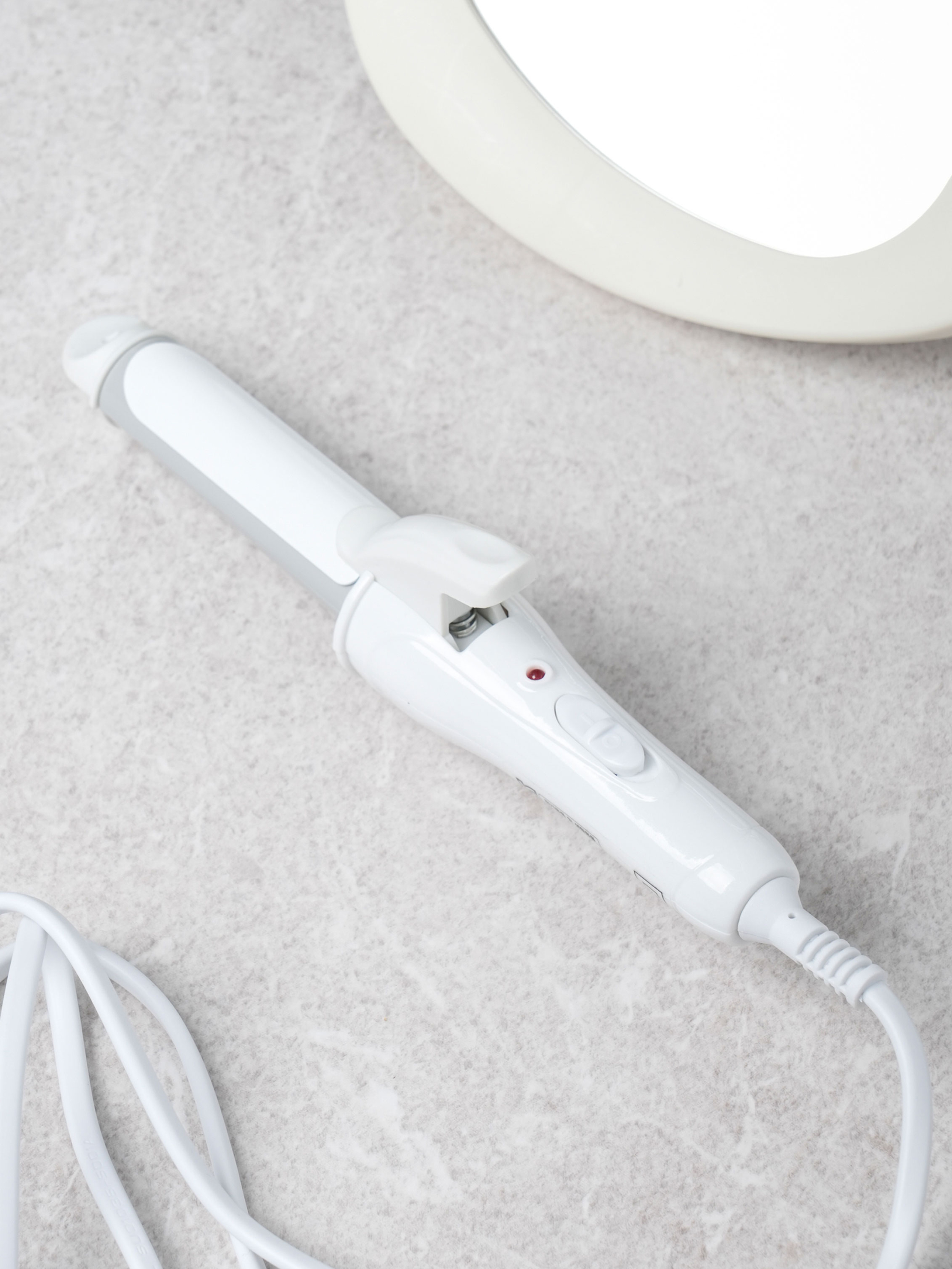 Portable plate & wand curling iron