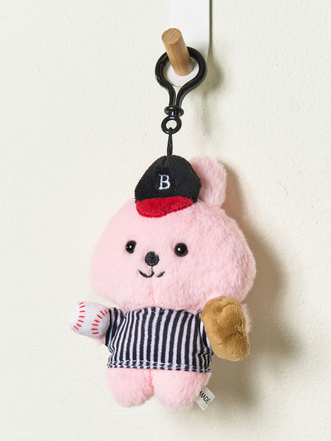 animal baseball team rabbit hanging doll