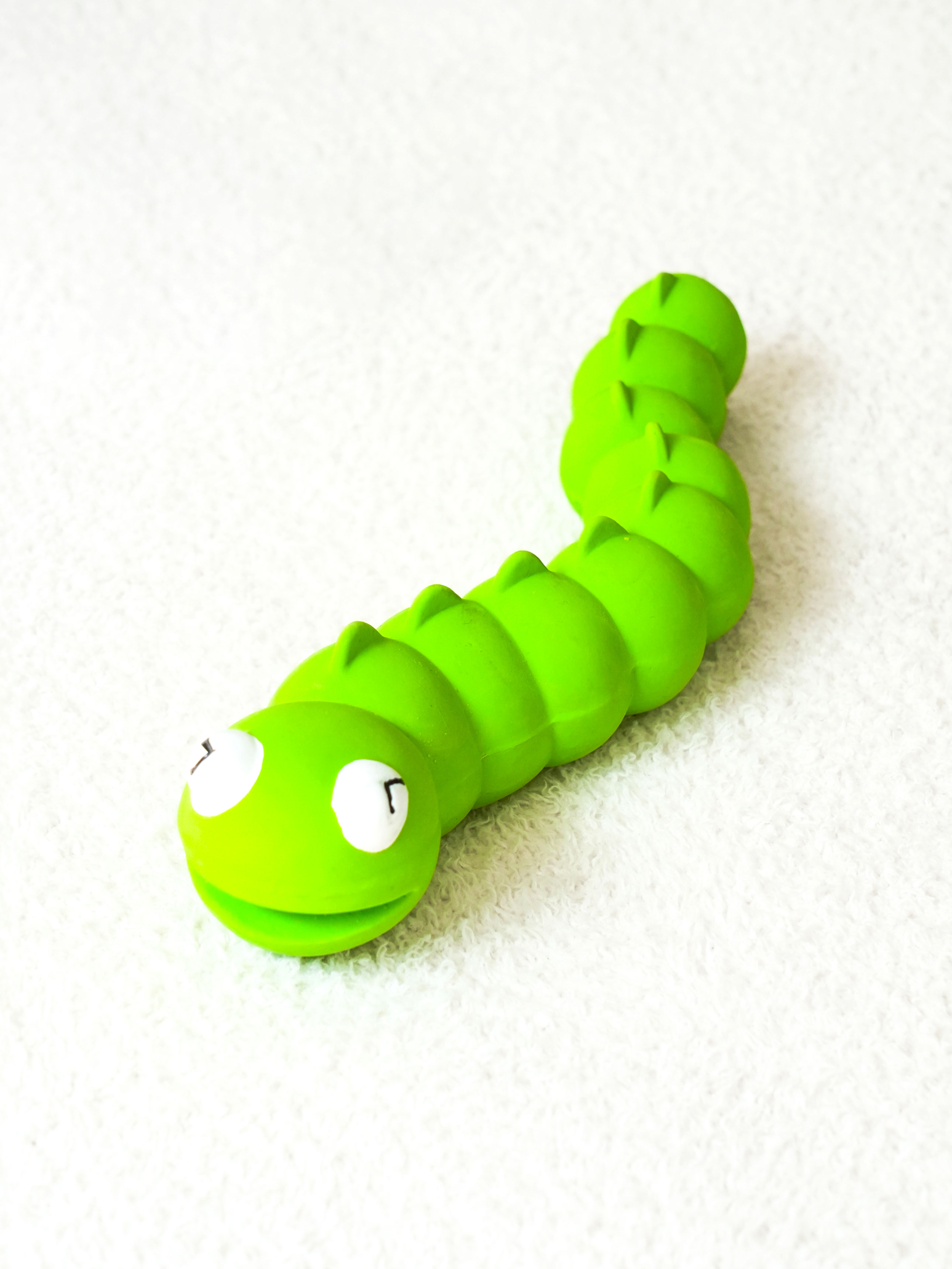 [Pet] Latex caterpillar squeak