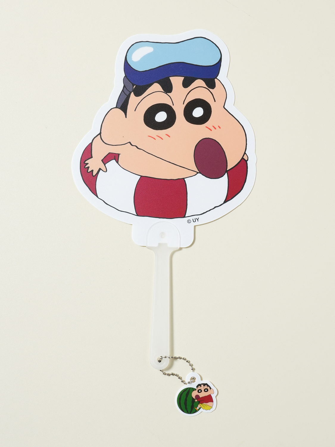 Crayon Shin-chan keyring handle fan