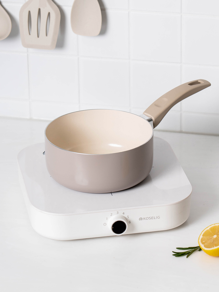 Induction ceramic coated pot 16 cm