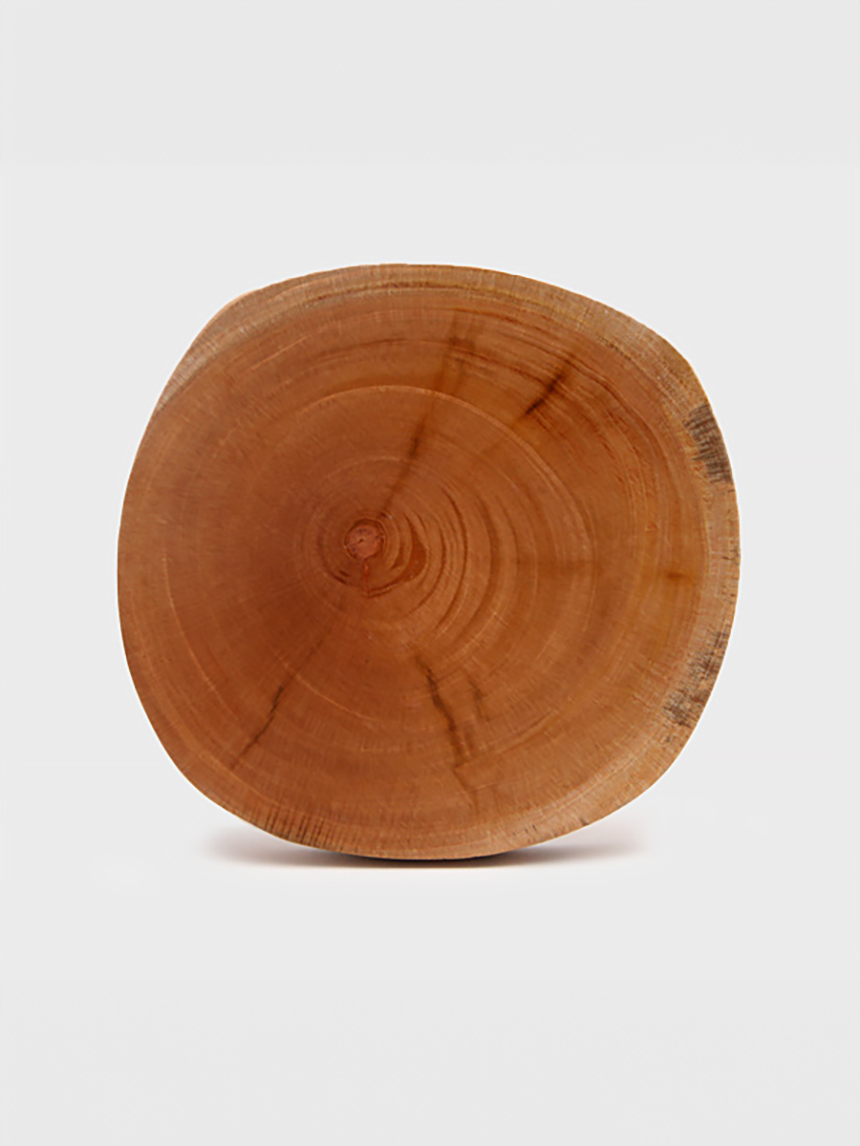 Mahogany round pot stand 16cm