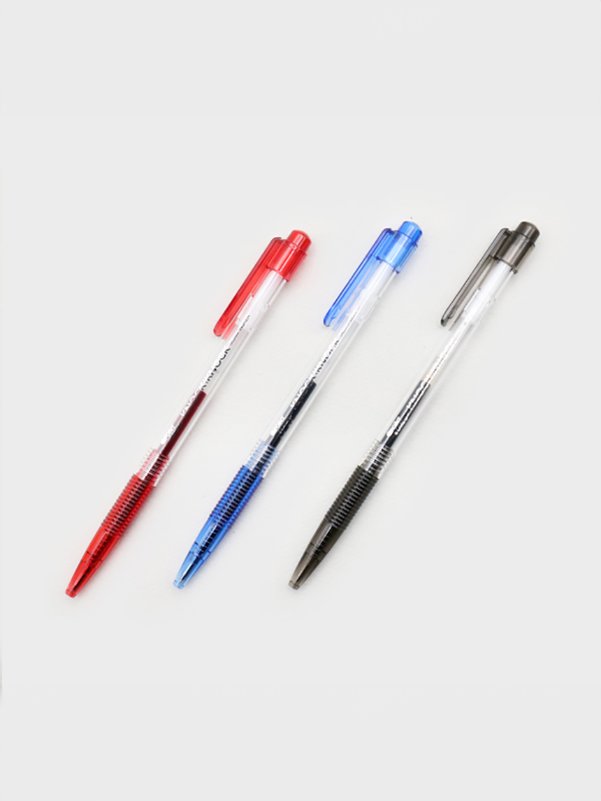 POINT Knock-type acid-free pen mix 3 pieces