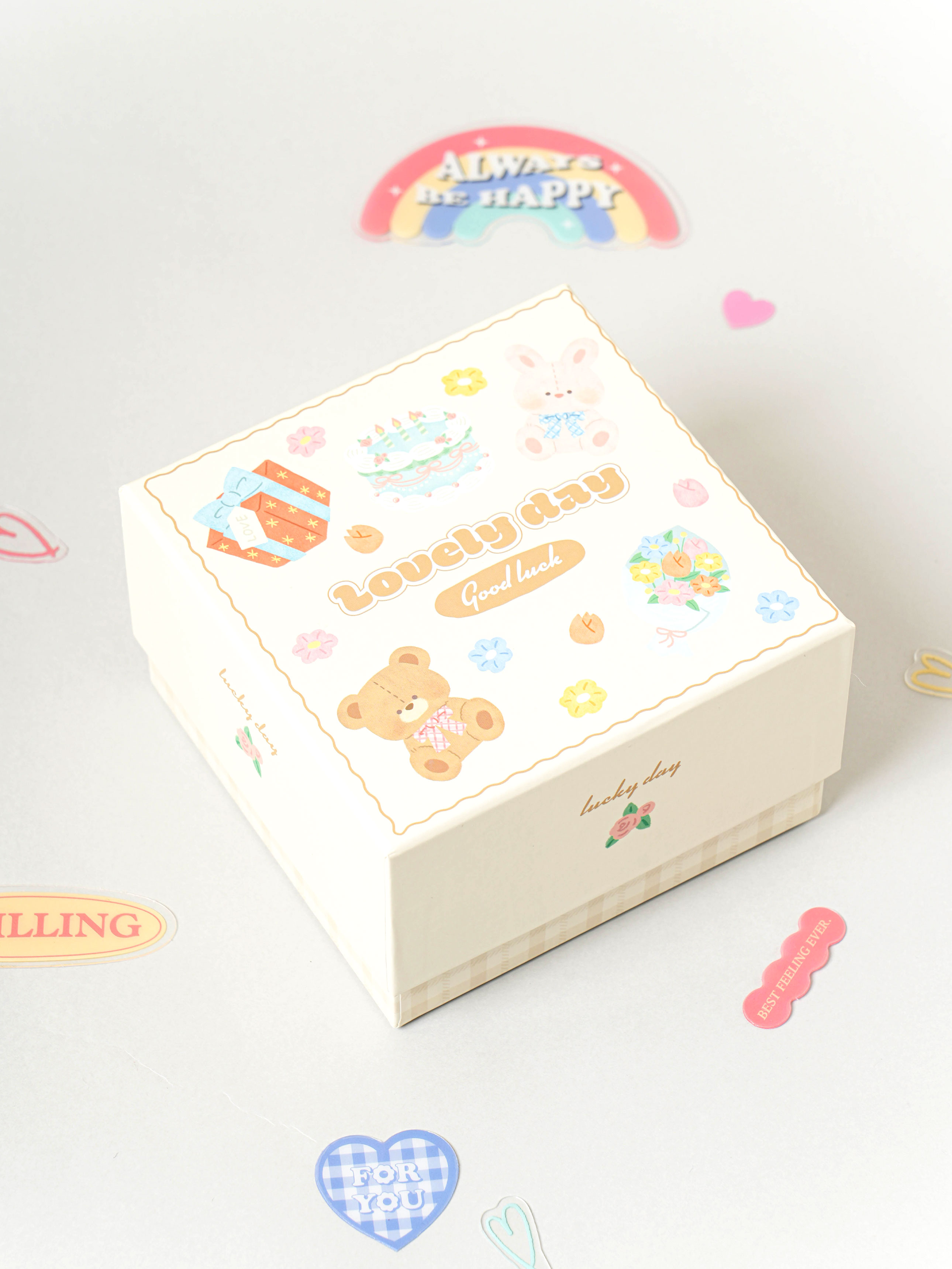 Lovely square gift box