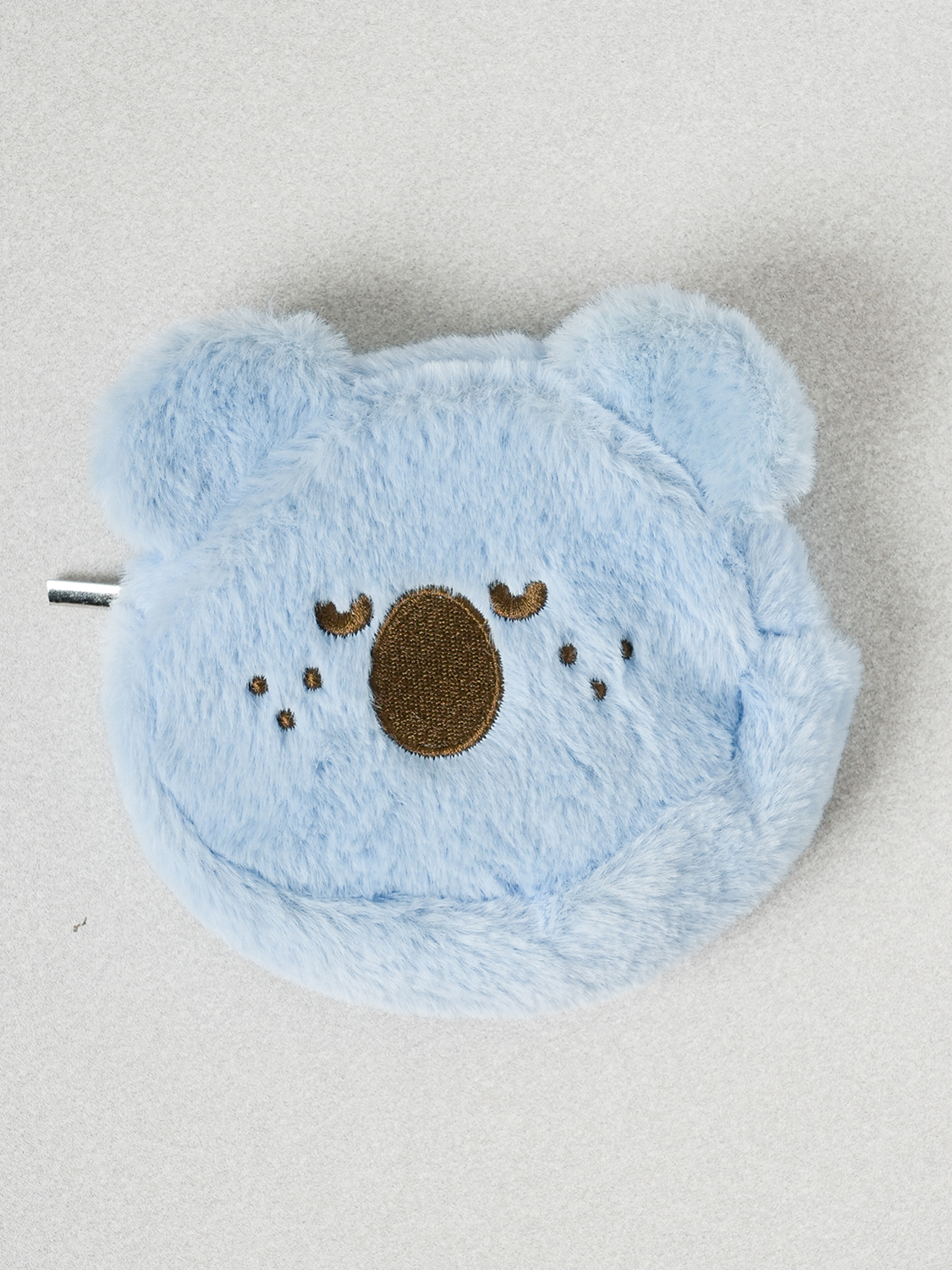 Soft face fur pouch (brown)