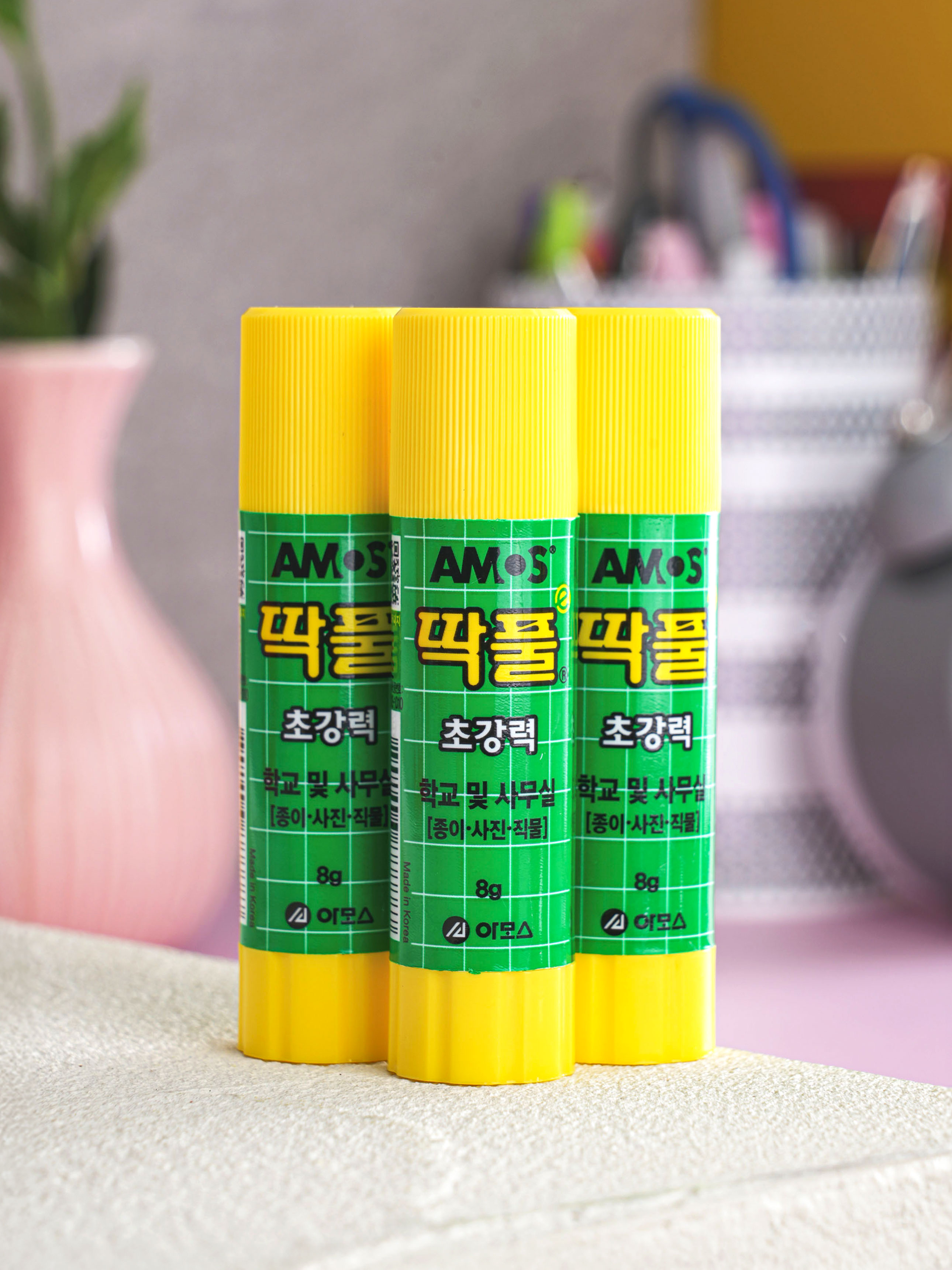 8 g stick glue, 3 packs