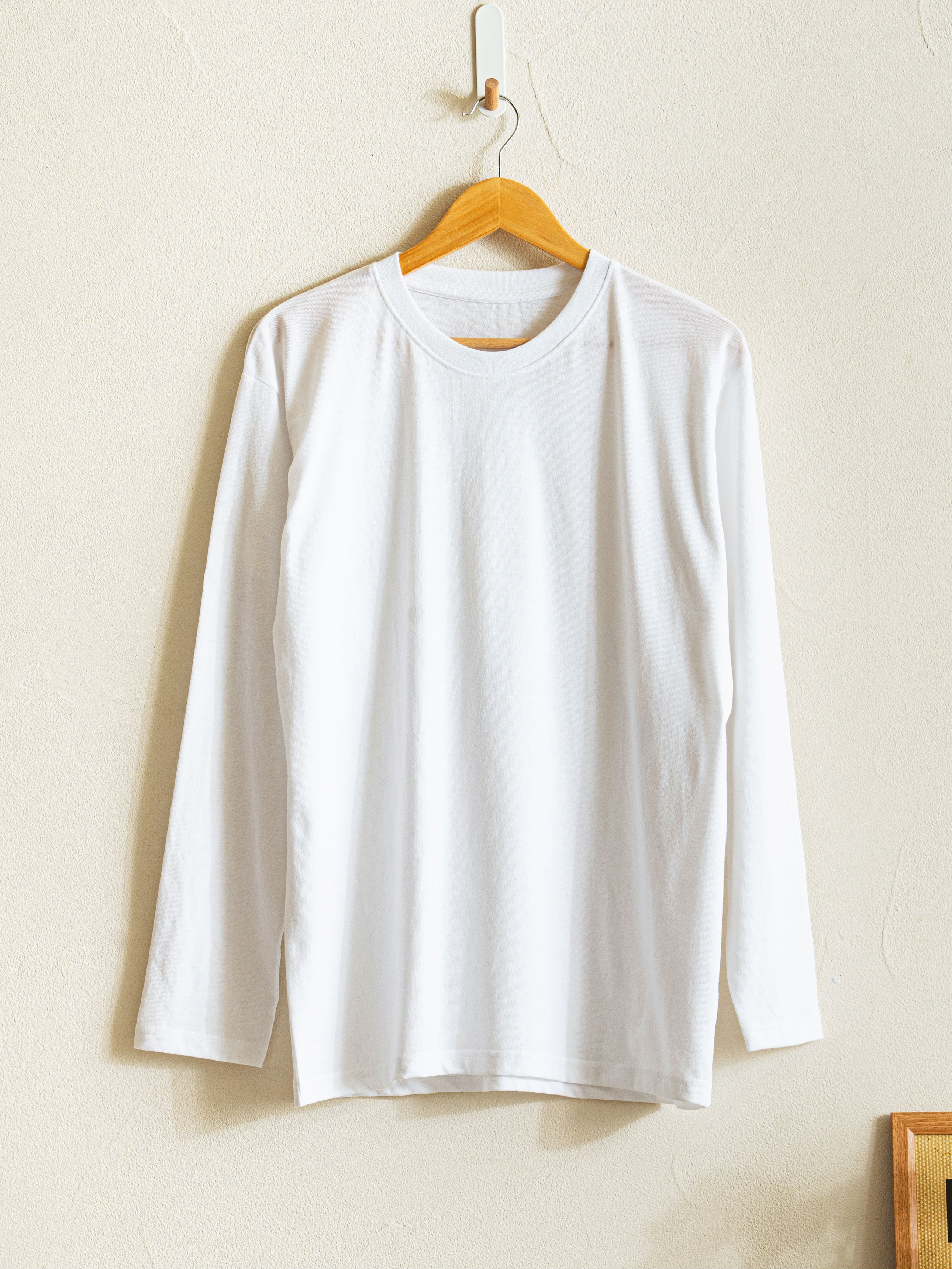 Basic inner long sleeve t-shirt XL white